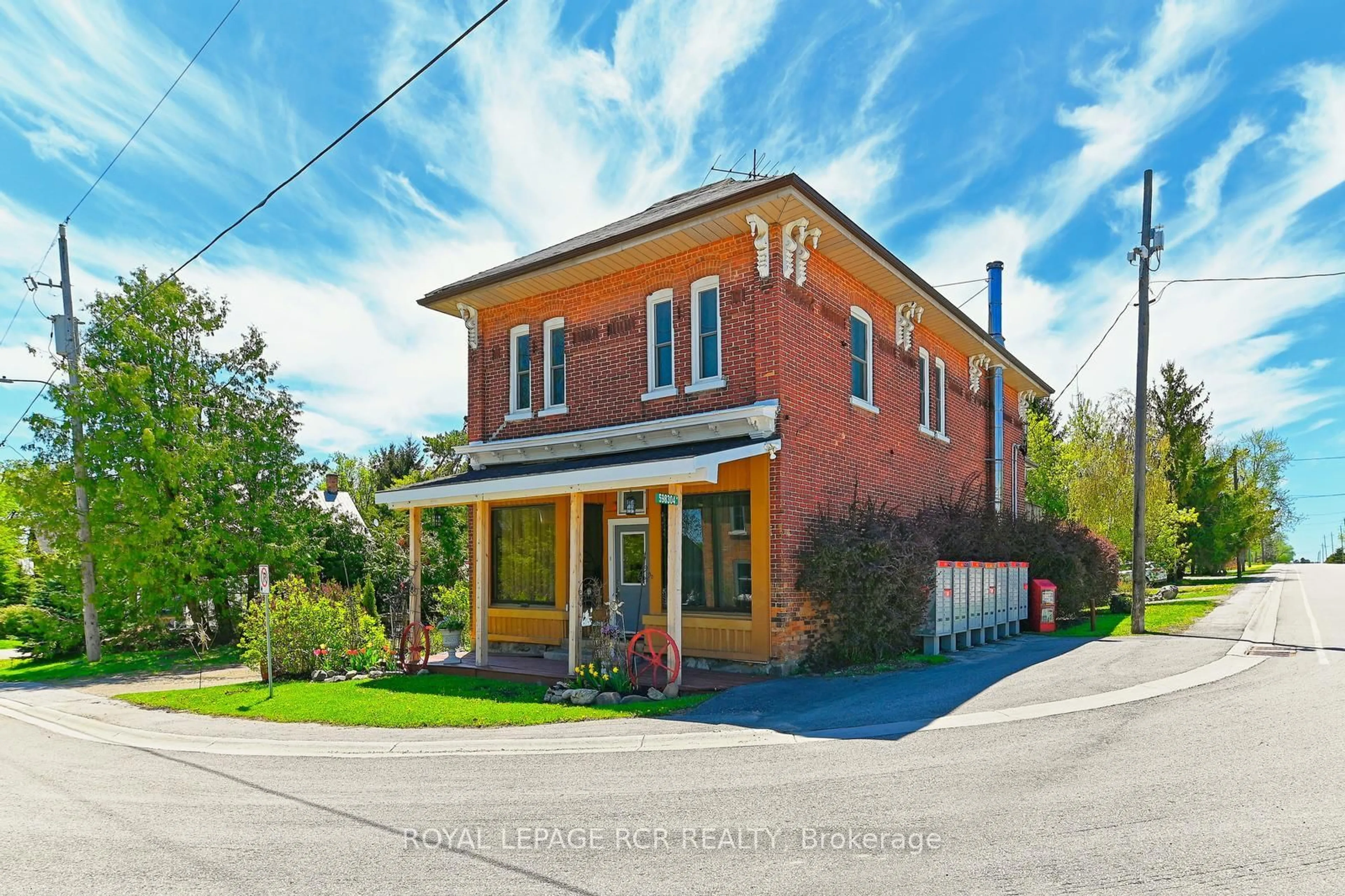 Home with brick exterior material, street for 598304 Second Line, Mulmur Ontario L9V 0B5