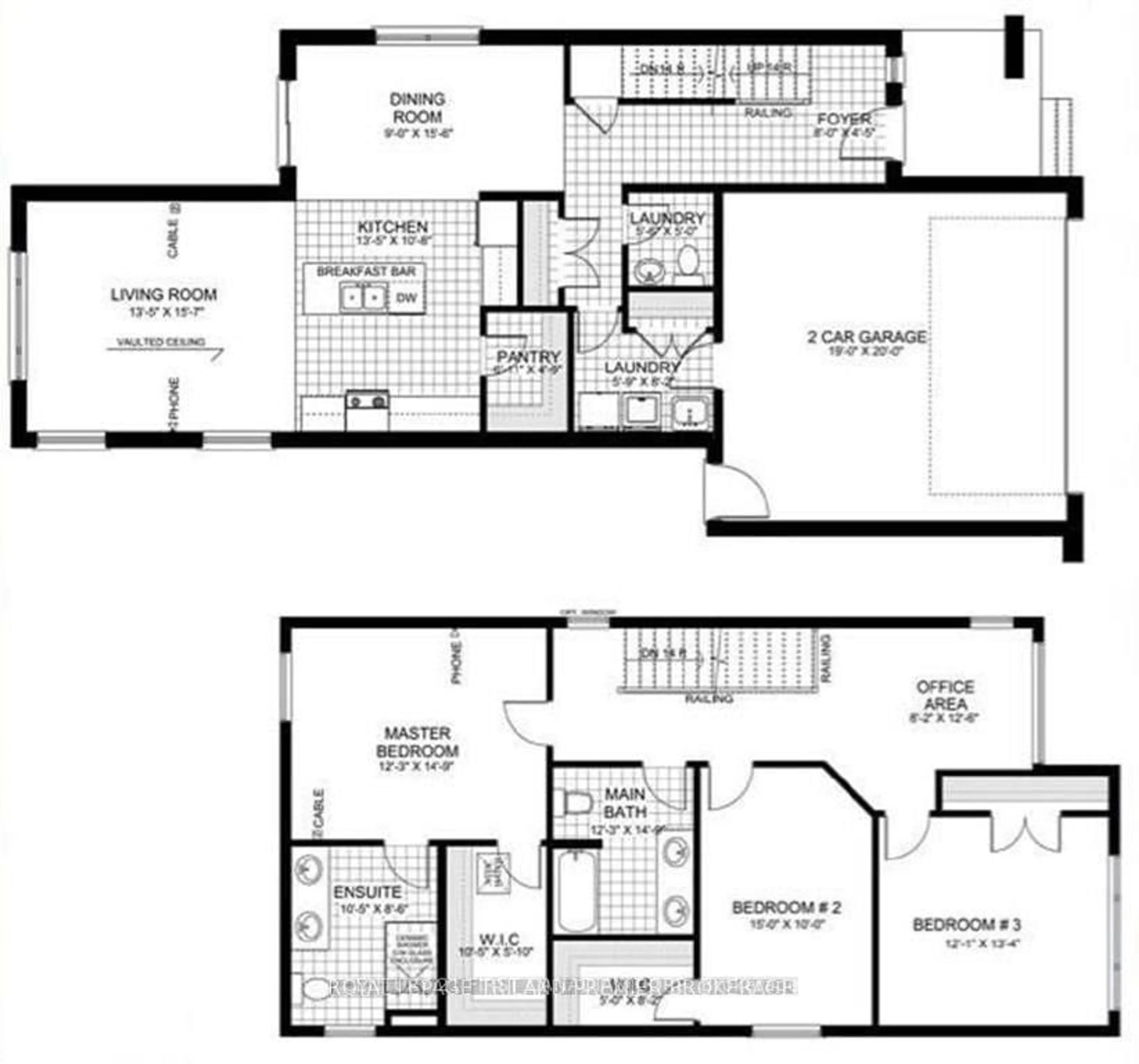 Floor plan for 2201 WATEROAK Dr, London North Ontario N6G 0R1