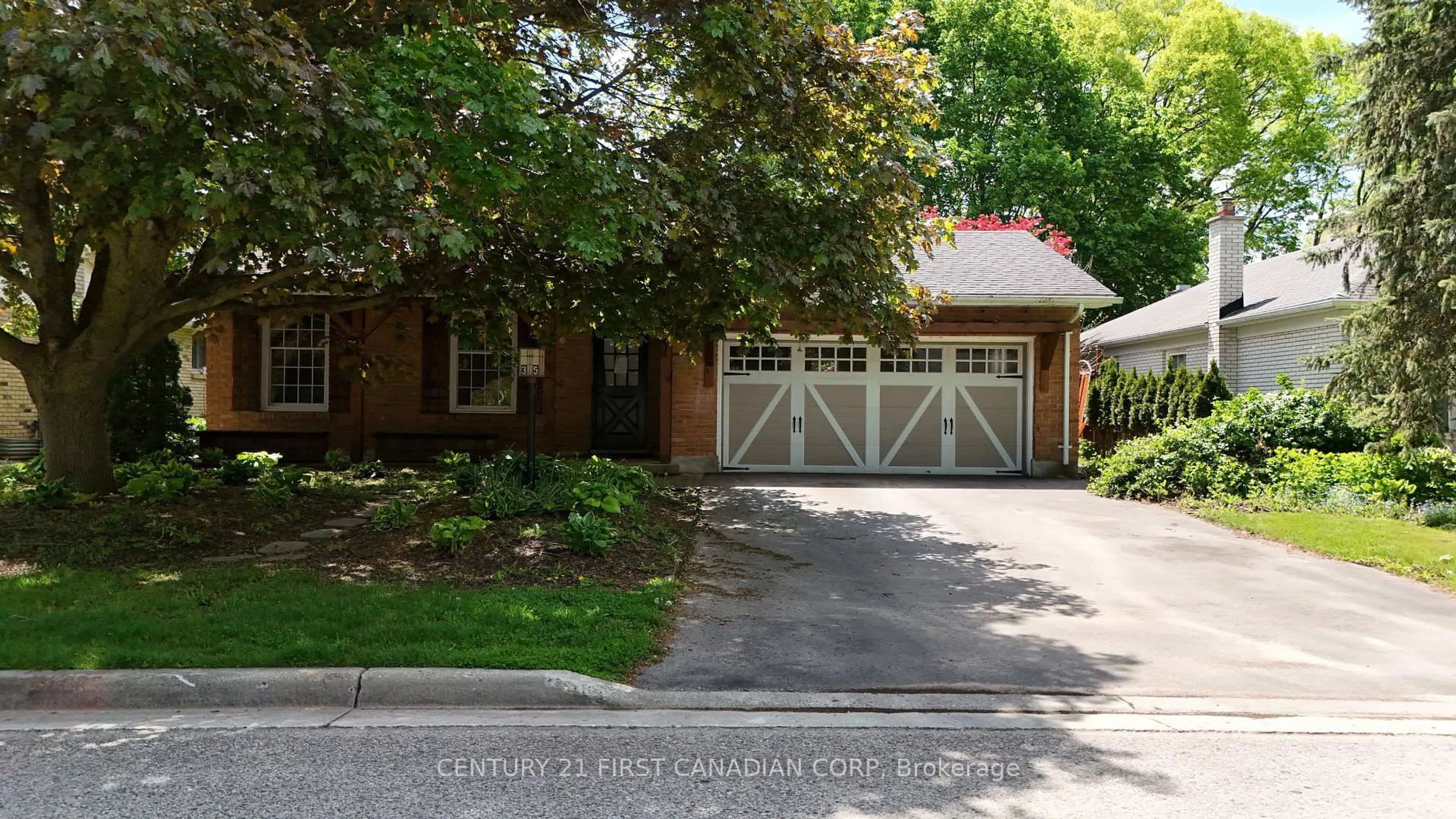 Home with brick exterior material, street for 35 Benson Cres, London North Ontario N5X 2B1