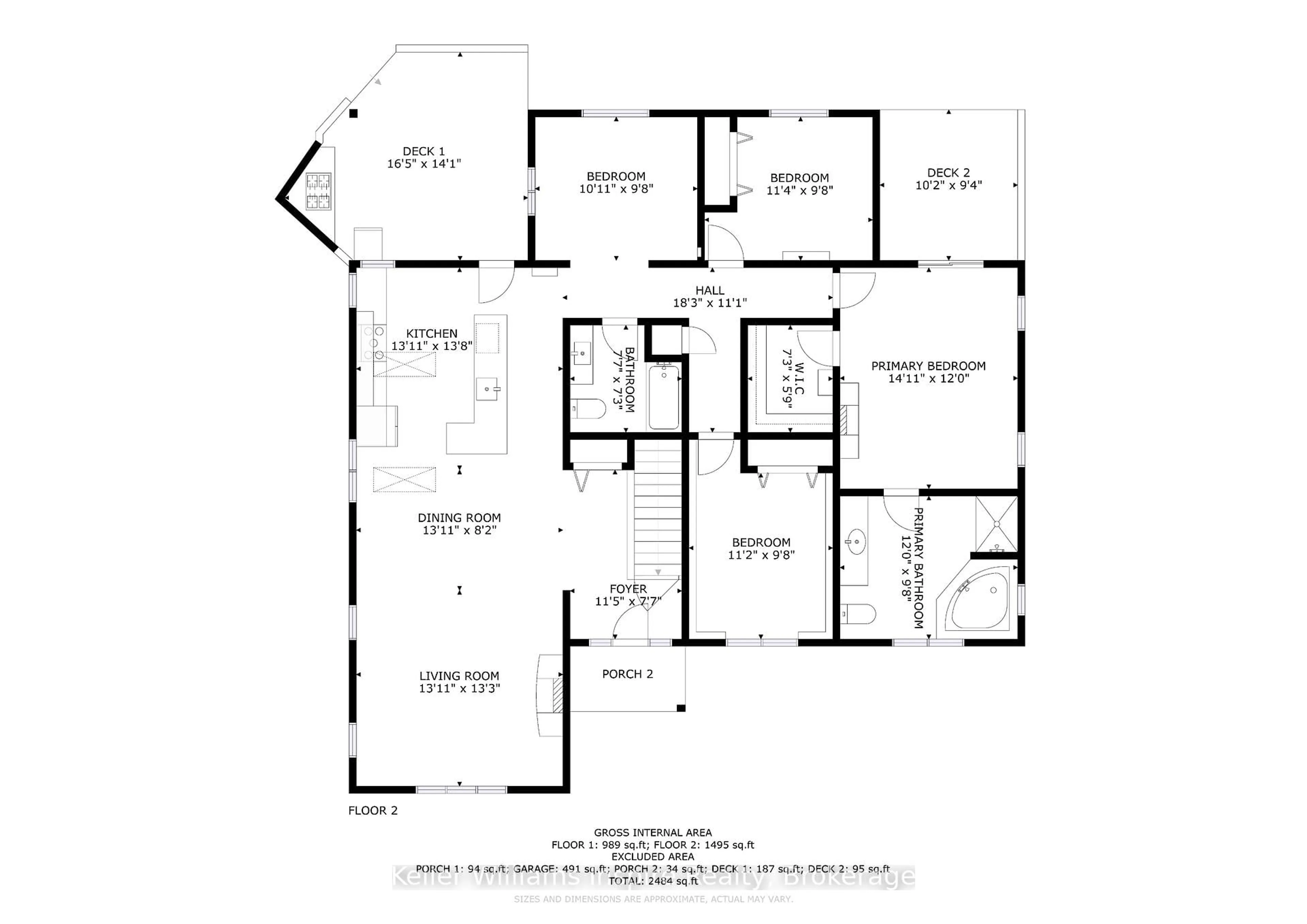 Floor plan for 849 Oak Lake Rd, Stirling Ontario K0K 3E0