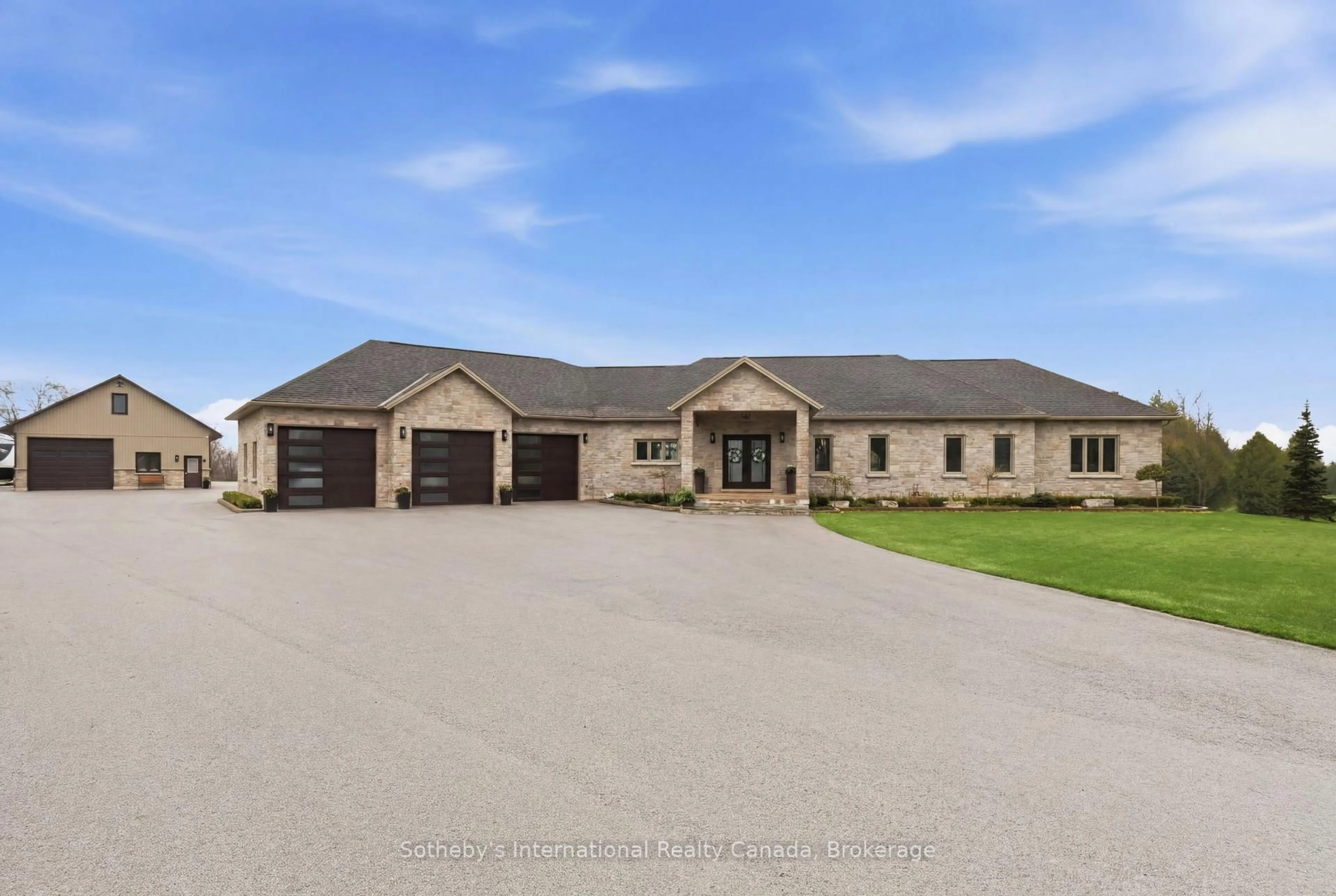 A pic from outside/outdoor area/front of a property/back of a property/a pic from drone, unknown for 565332 Sideroad 7a, Grey Highlands Ontario N0H 1N0