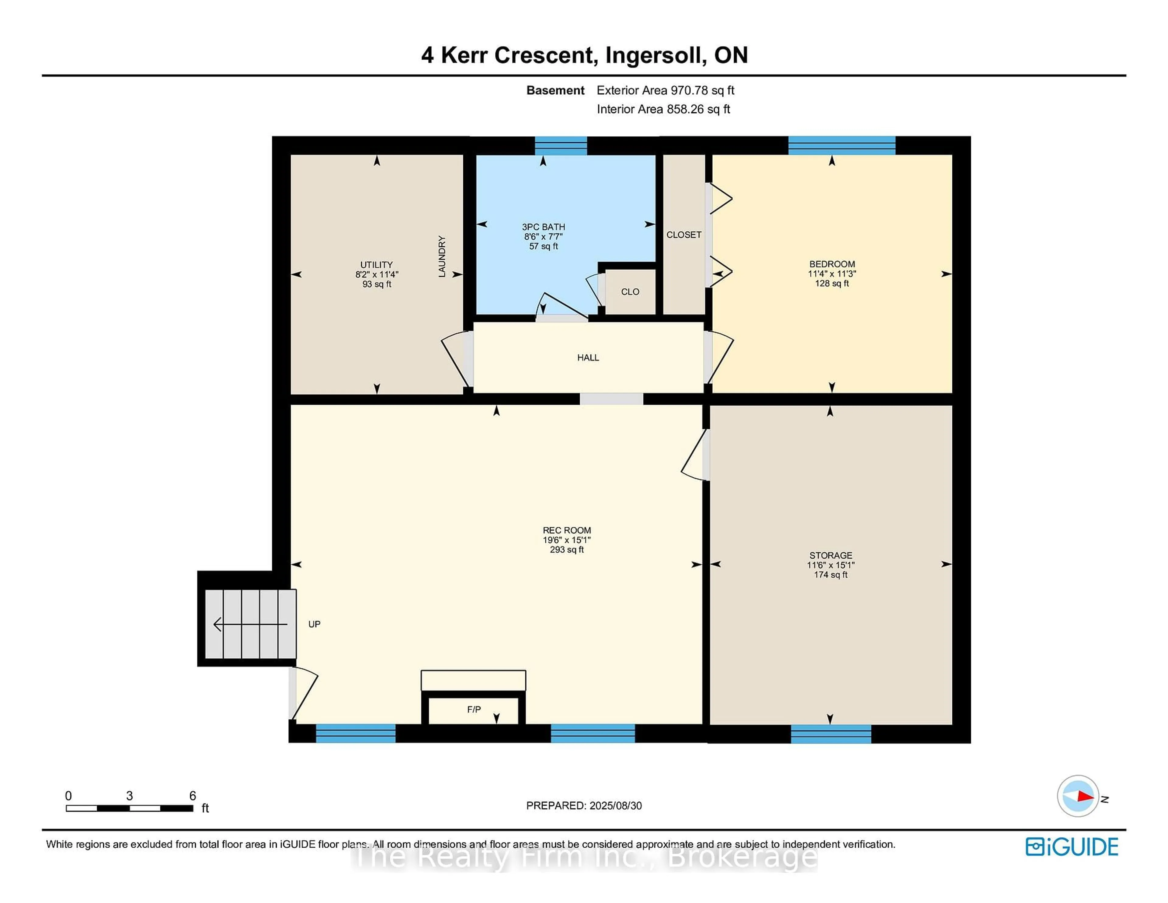 Floor plan for 4 Kerr Cres, Ingersoll Ontario N5C 4H2
