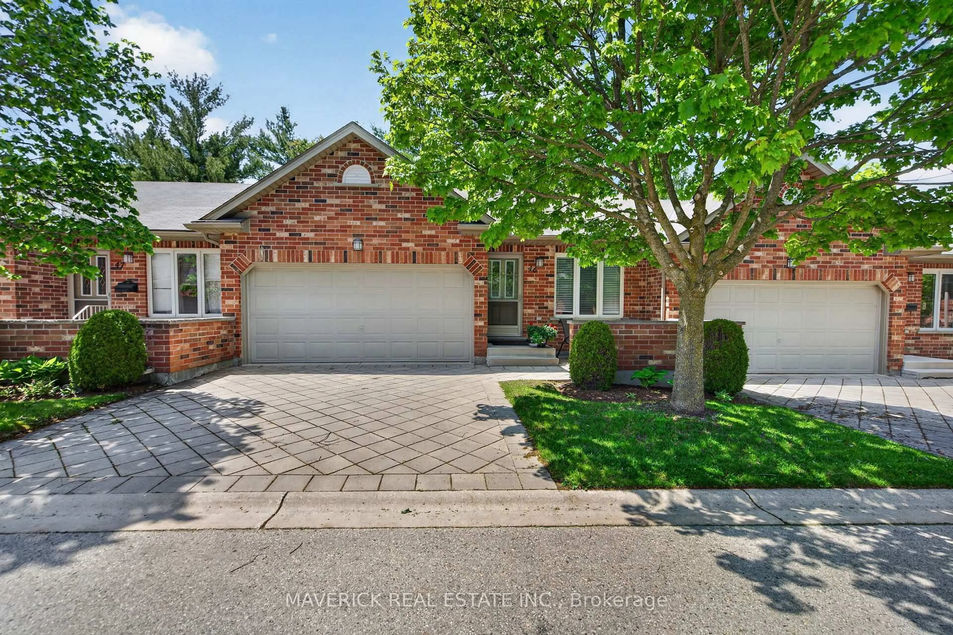 Home with brick exterior material, street for 43 Capulet Walk #46, London North Ontario N6H 5V5