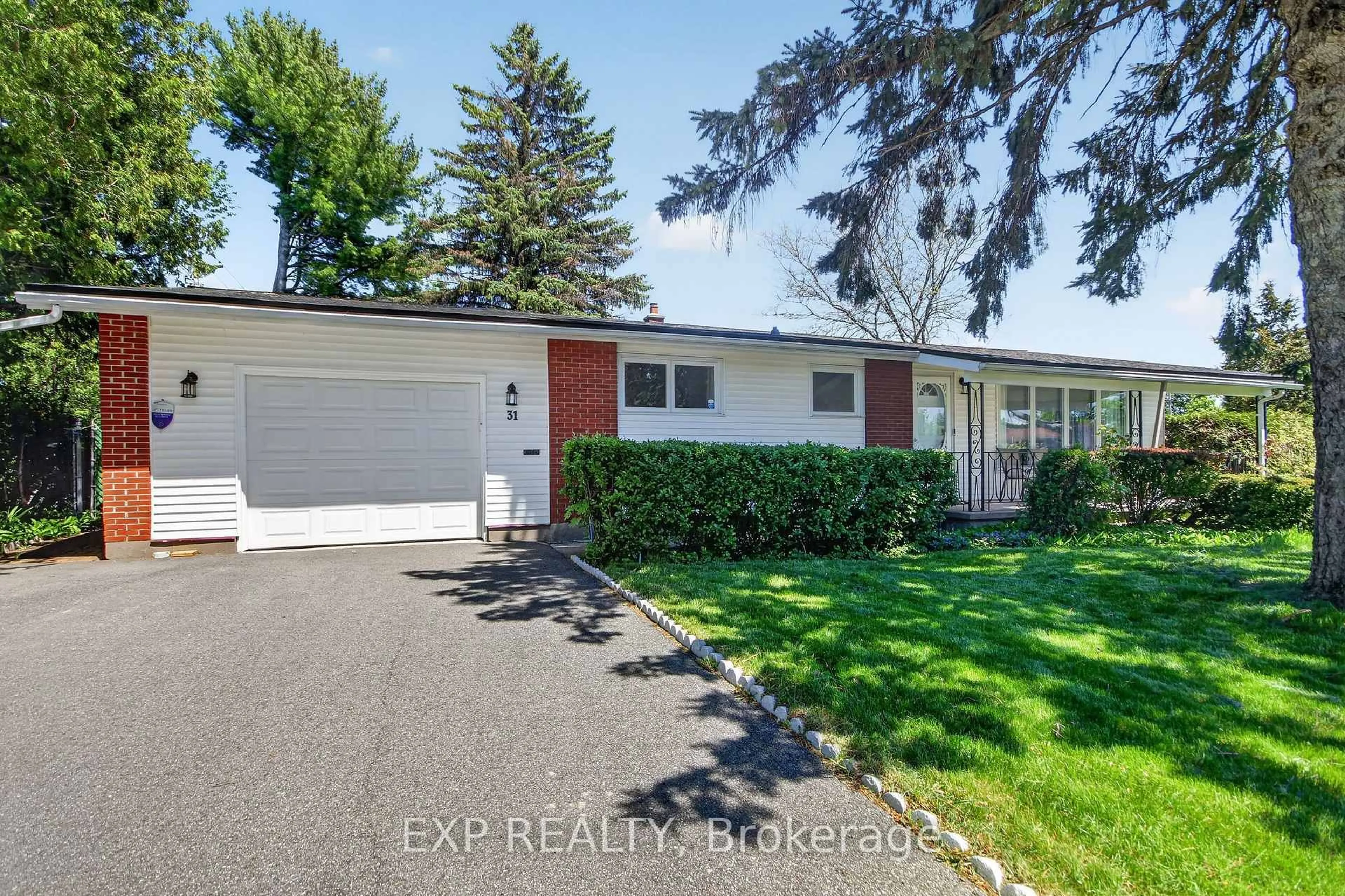 Home with vinyl exterior material, street for 31 Barlyn Ave, Ottawa Ontario K2E 5E2