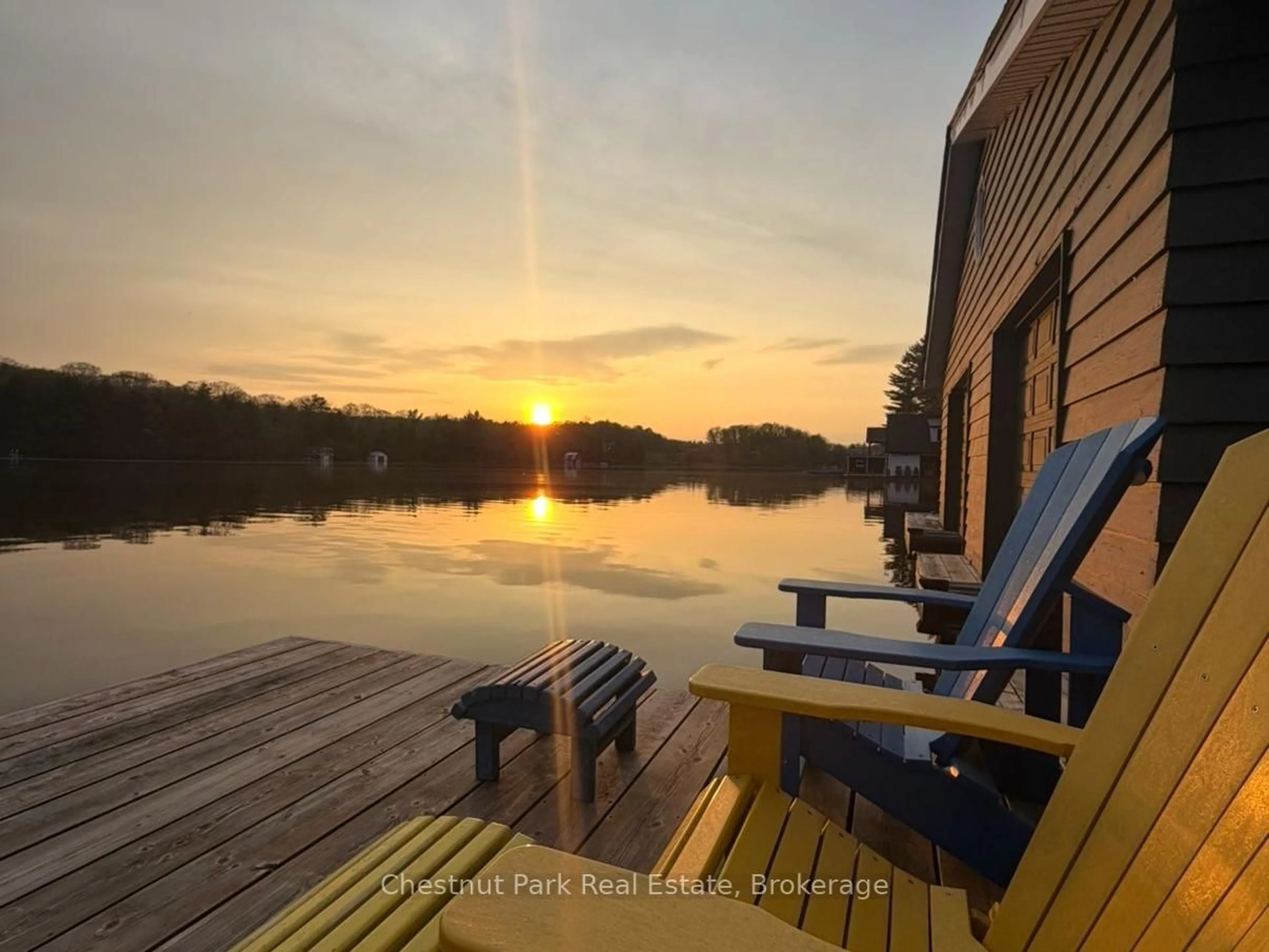 Patio, water/lake/river/ocean view for 1086 Pennwood Rd ##8, Muskoka Lakes Ontario P0B 1J0