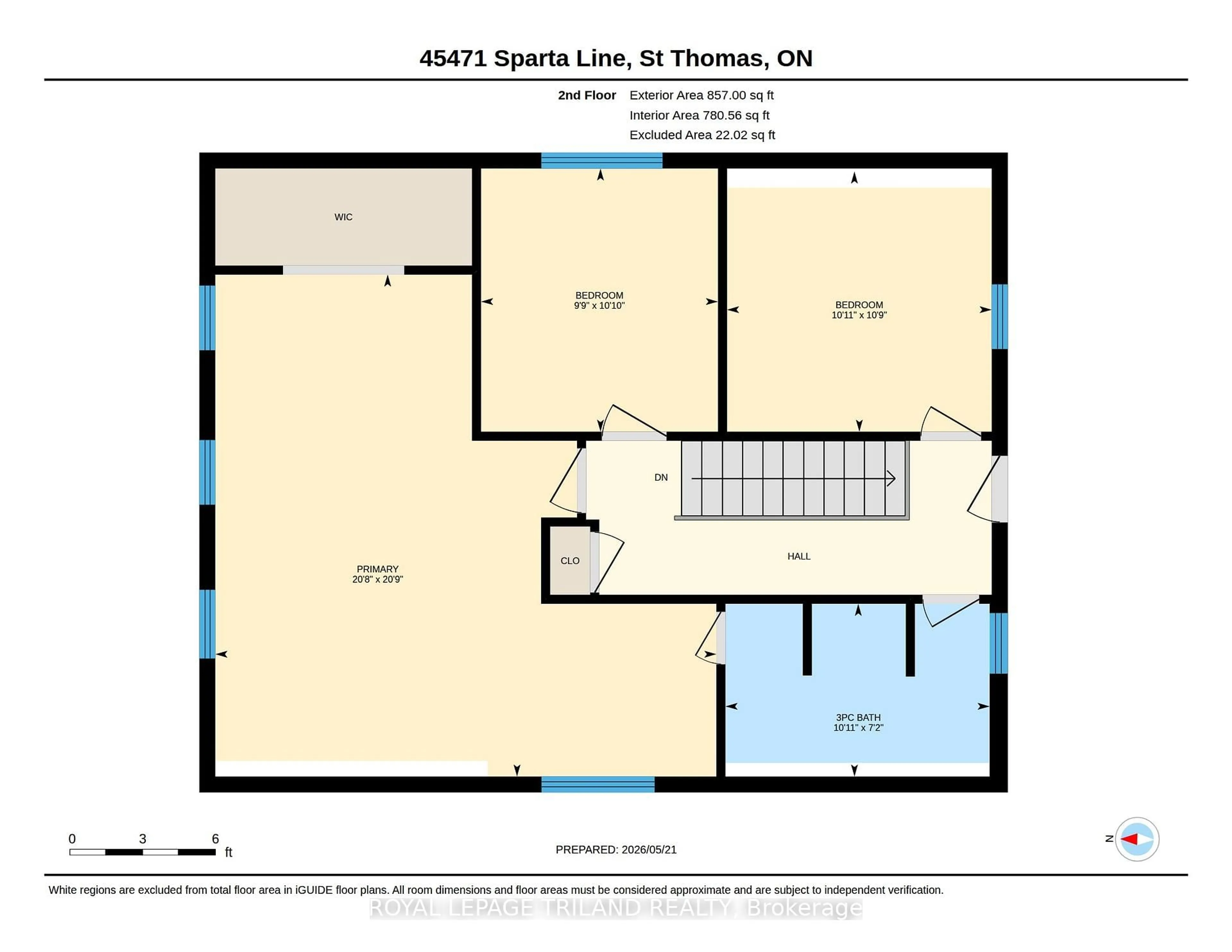 Floor plan for 45471 Sparta Line, Central Elgin Ontario N5P 3S8
