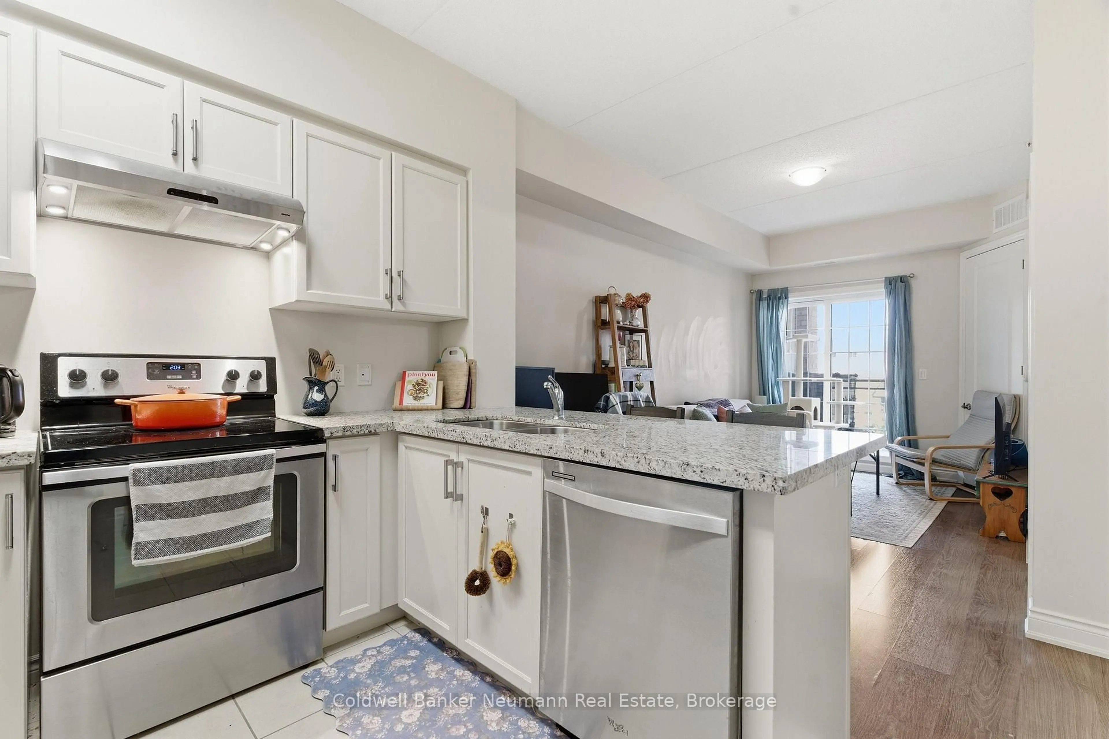 Open concept kitchen, unknown for 1077 Gordon St #335, Guelph Ontario N1G 0E3