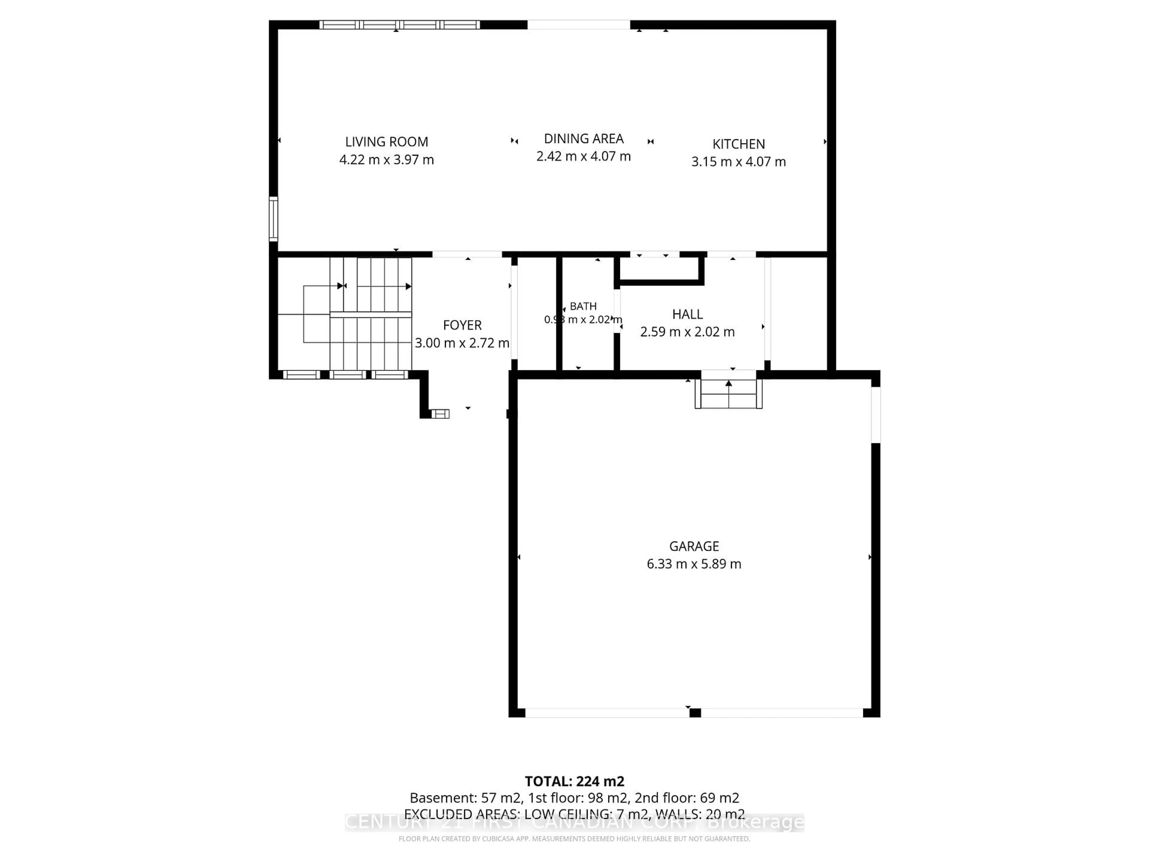 Floor plan for 12 Glenwood St, St. Thomas Ontario N5R 0G9