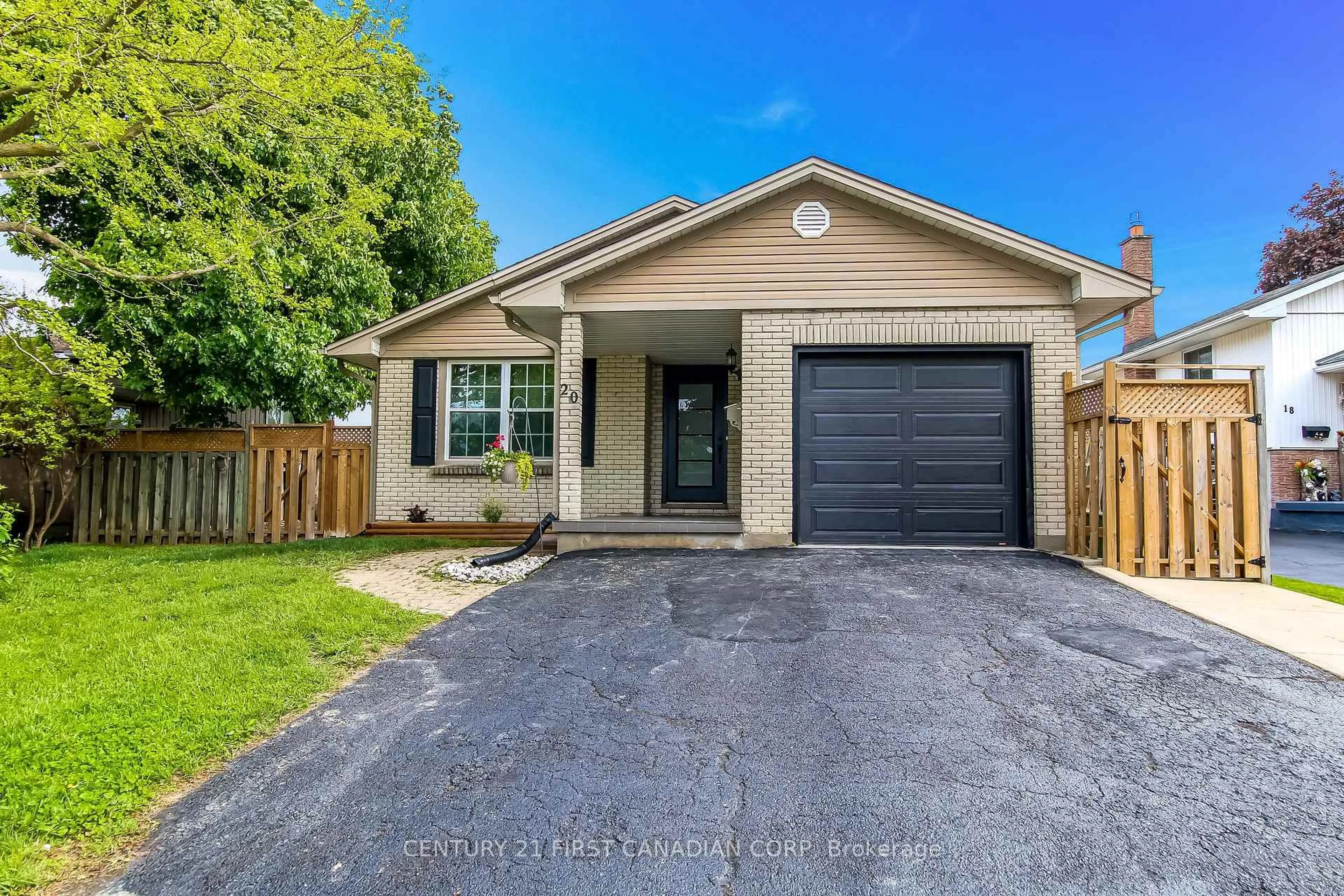 Home with brick exterior material, street for 20 Renny Cres, London South Ontario N6E 2C5