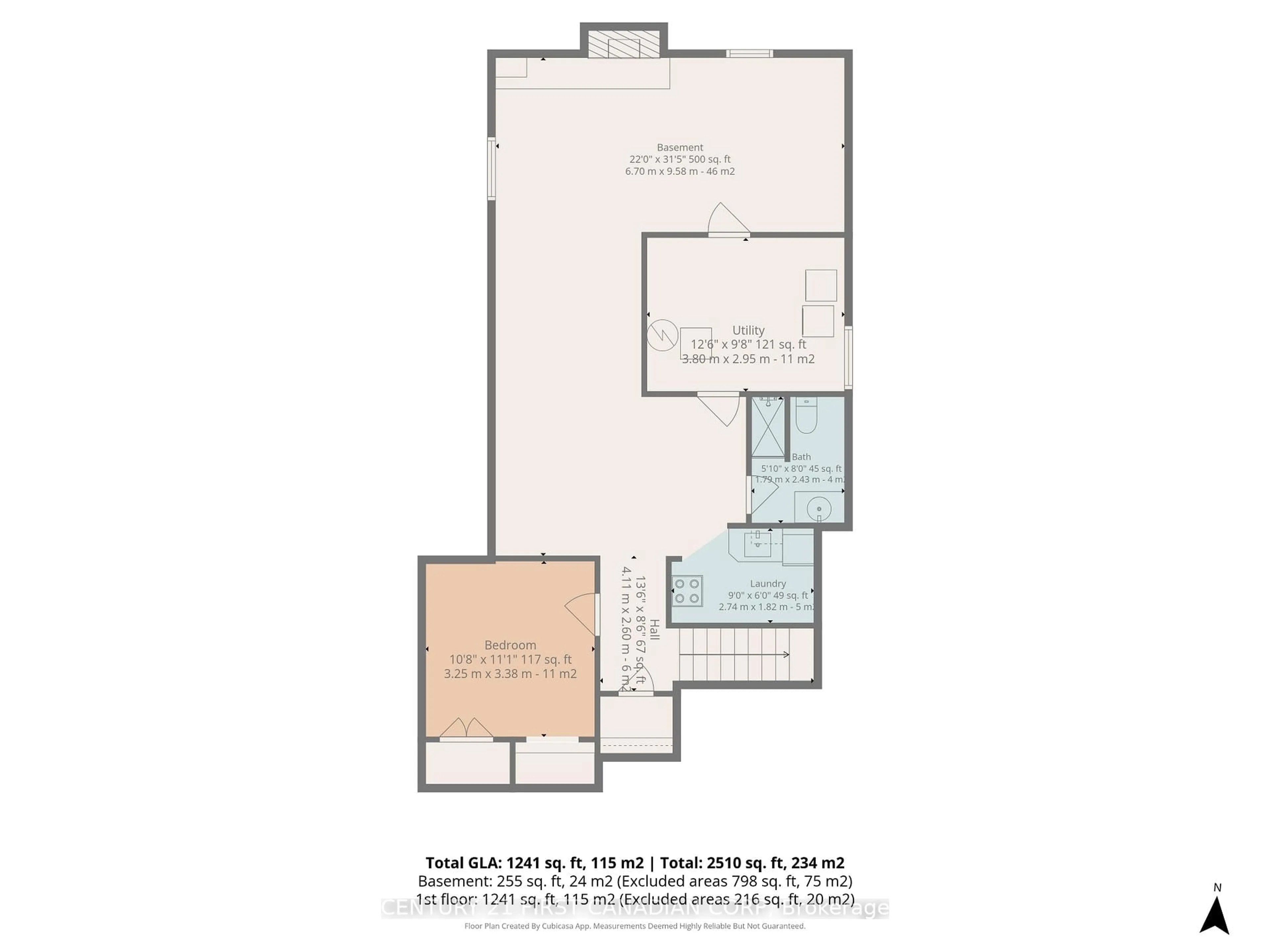 Floor plan for 20 Renny Cres, London South Ontario N6E 2C5