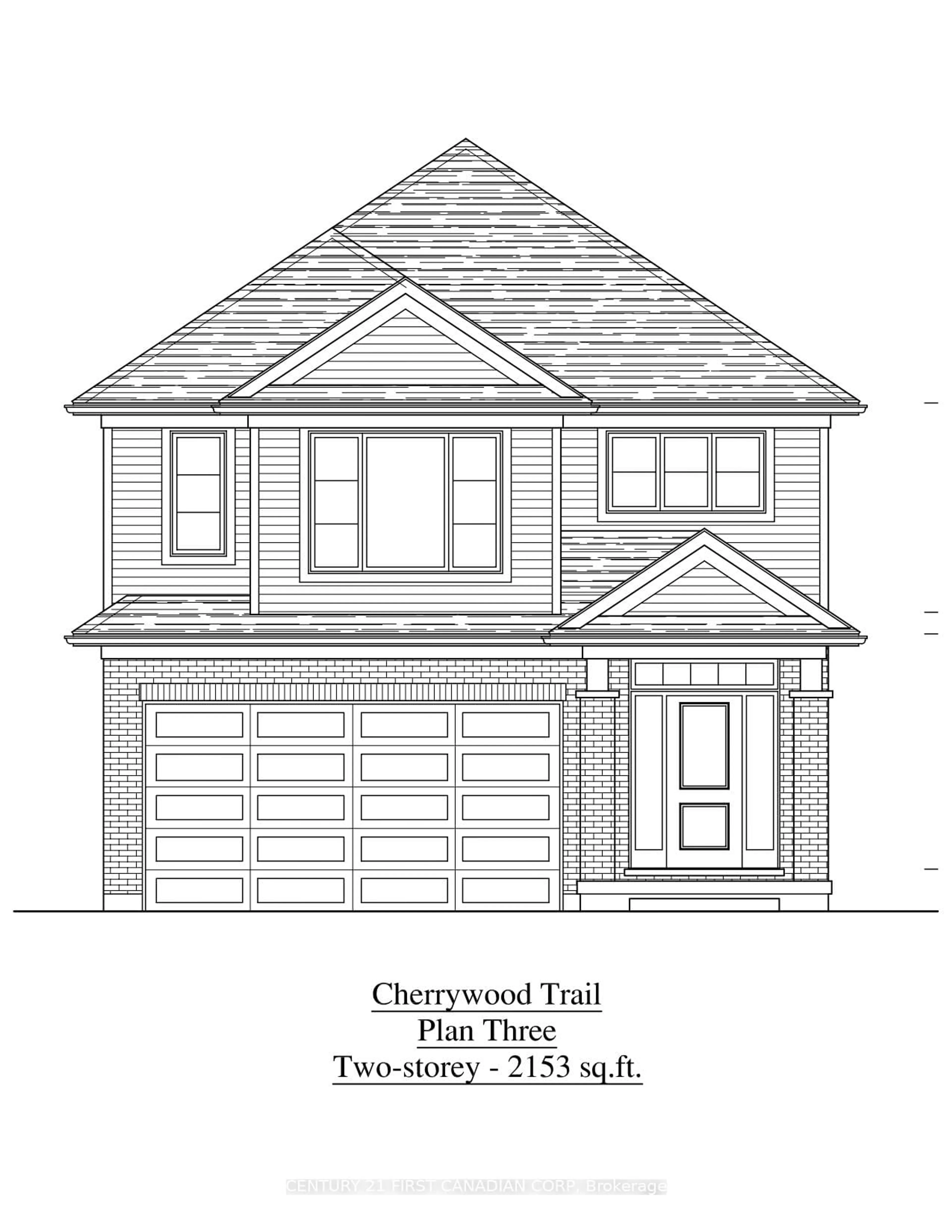 Floor plan for 1811 Cherrywood Tr, London North Ontario N6H 0E2