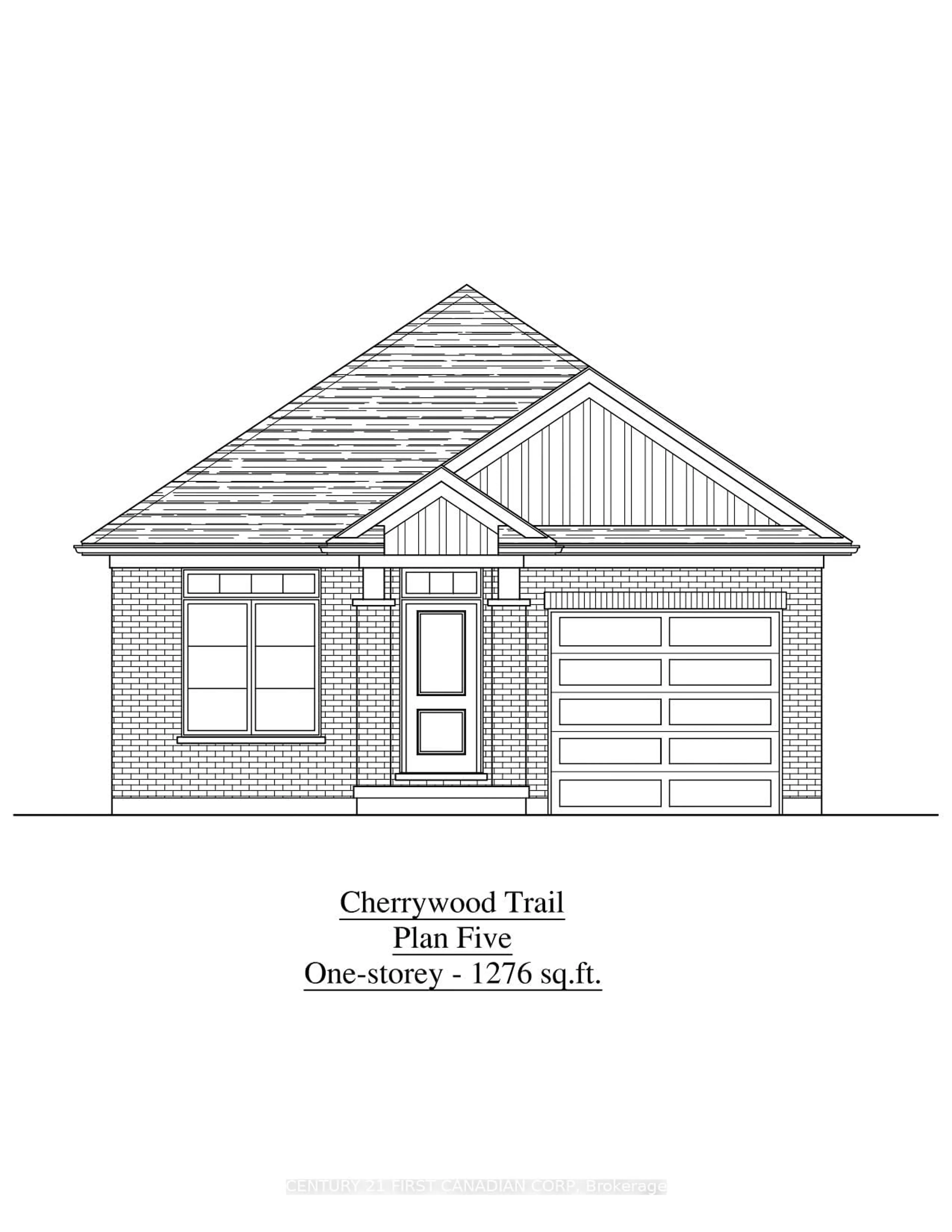 Floor plan for 1805 Cherrywood Tr, London North Ontario N6H 0E2