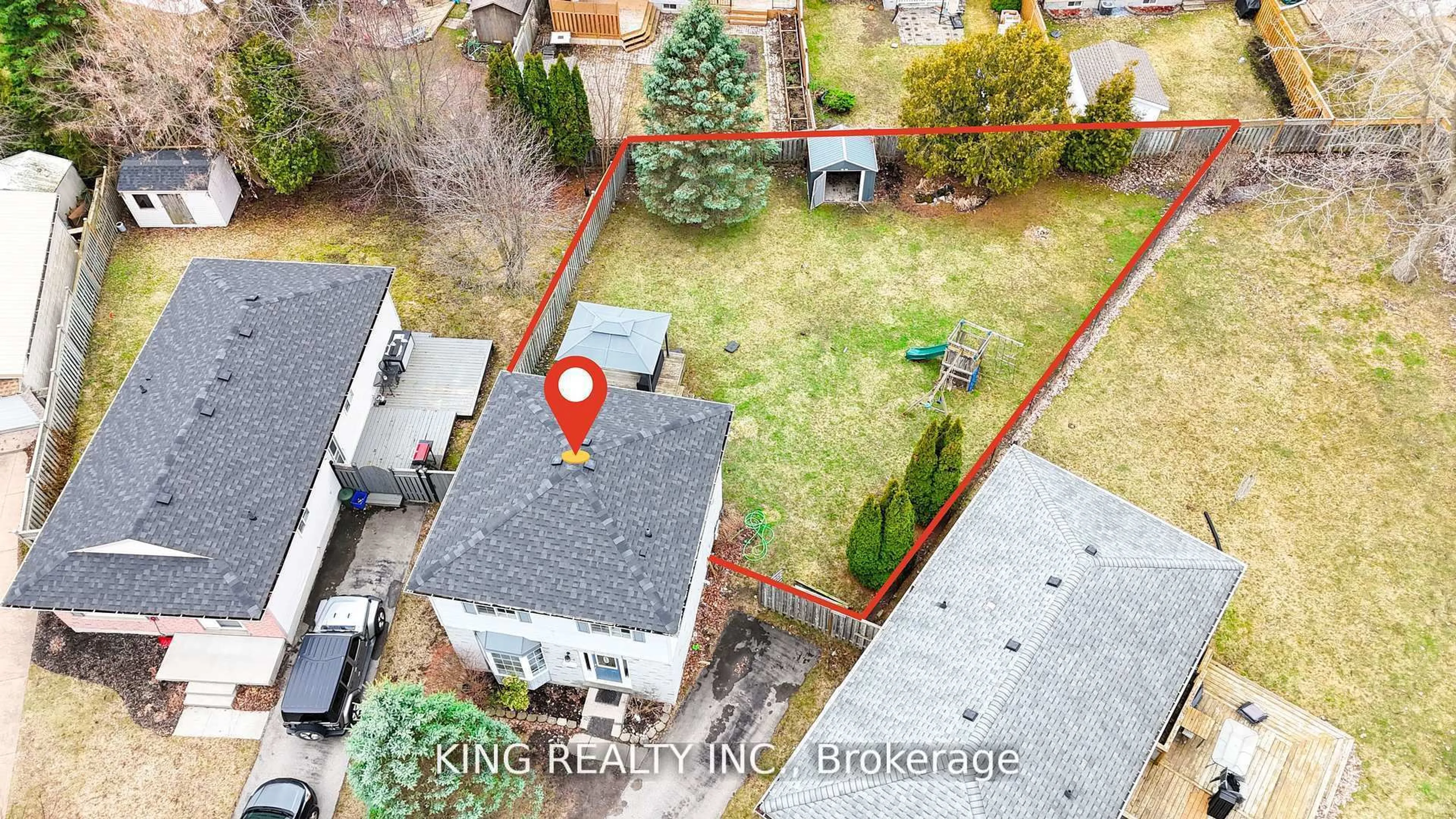 A pic from outside/outdoor area/front of a property/back of a property/a pic from drone, city buildings view from balcony for 171 Pochard Crt, London East Ontario N5W 5Z3
