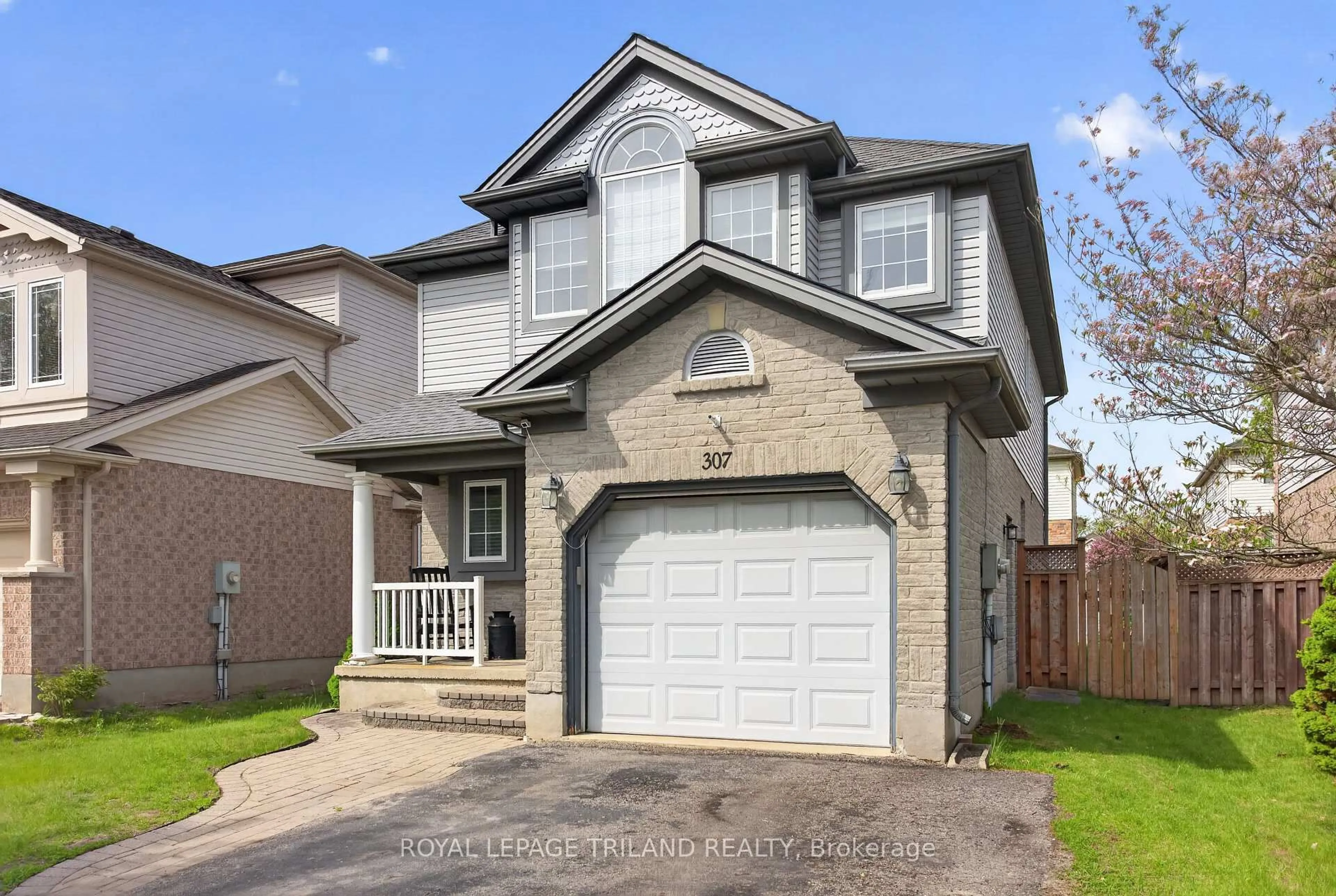 Home with brick exterior material, street for 307 Jensen Rd, London East Ontario N5V 4X3