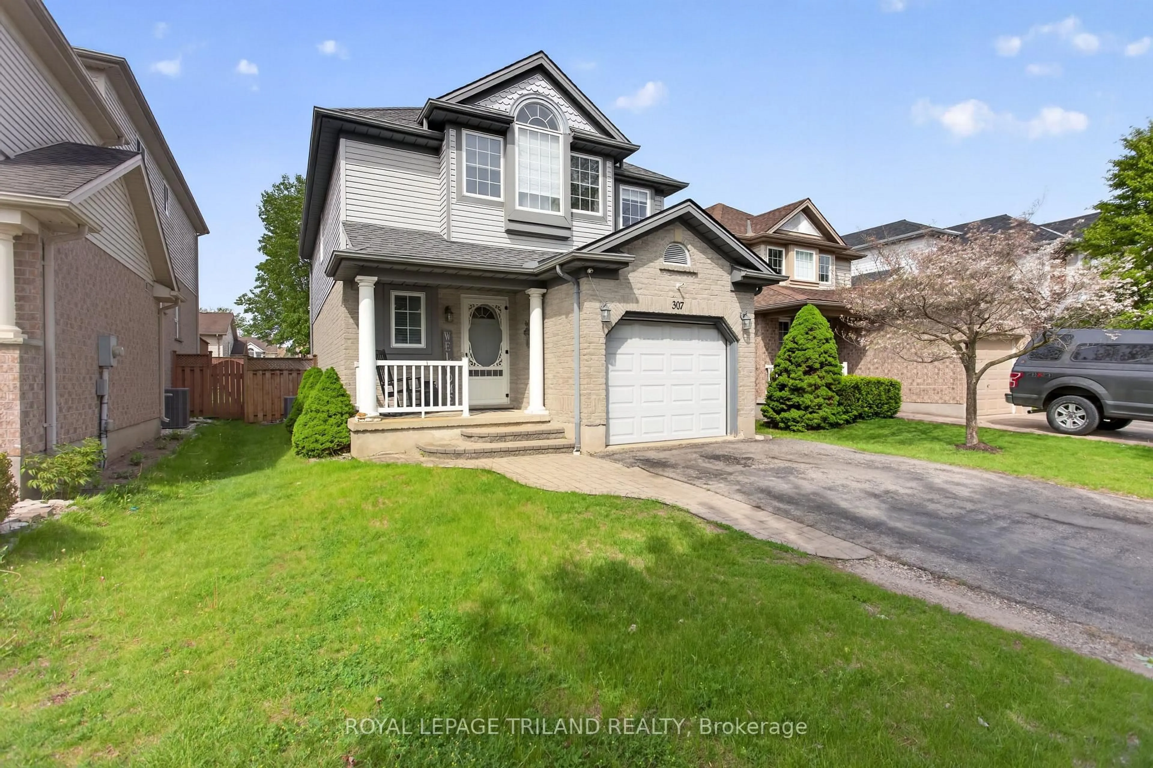 Home with brick exterior material, street for 307 Jensen Rd, London East Ontario N5V 4X3
