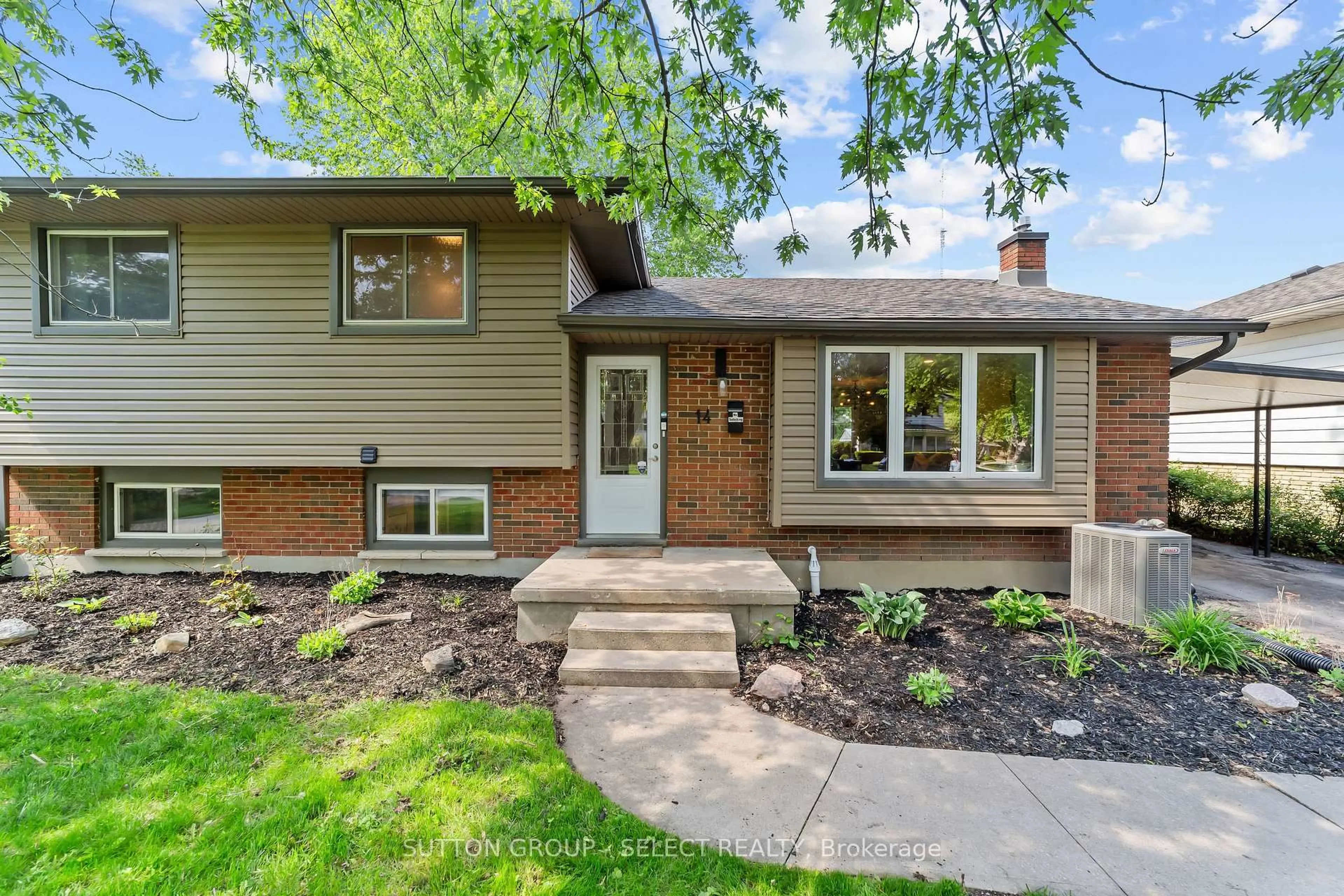 Home with brick exterior material, street for 14 Notre Dame Cres, London South Ontario N6J 2G1