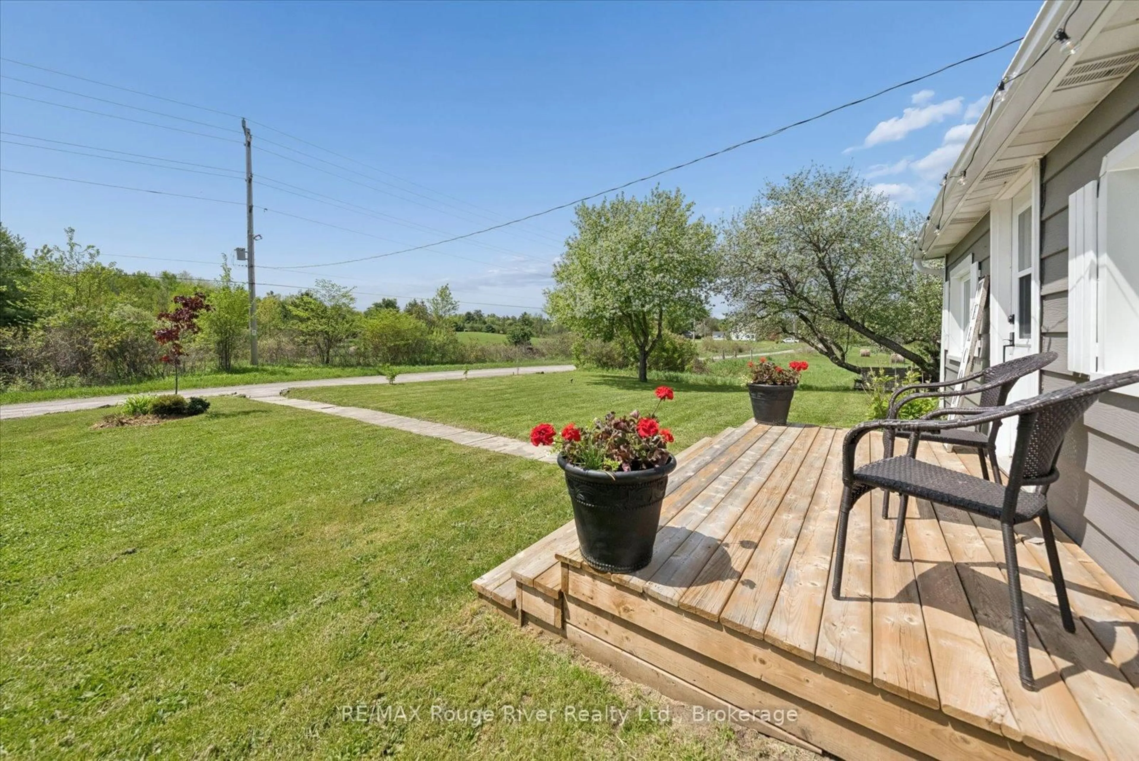Patio, water/lake/river/ocean view for 312 Boyd Rd, Limoges Ontario K0K 2M0
