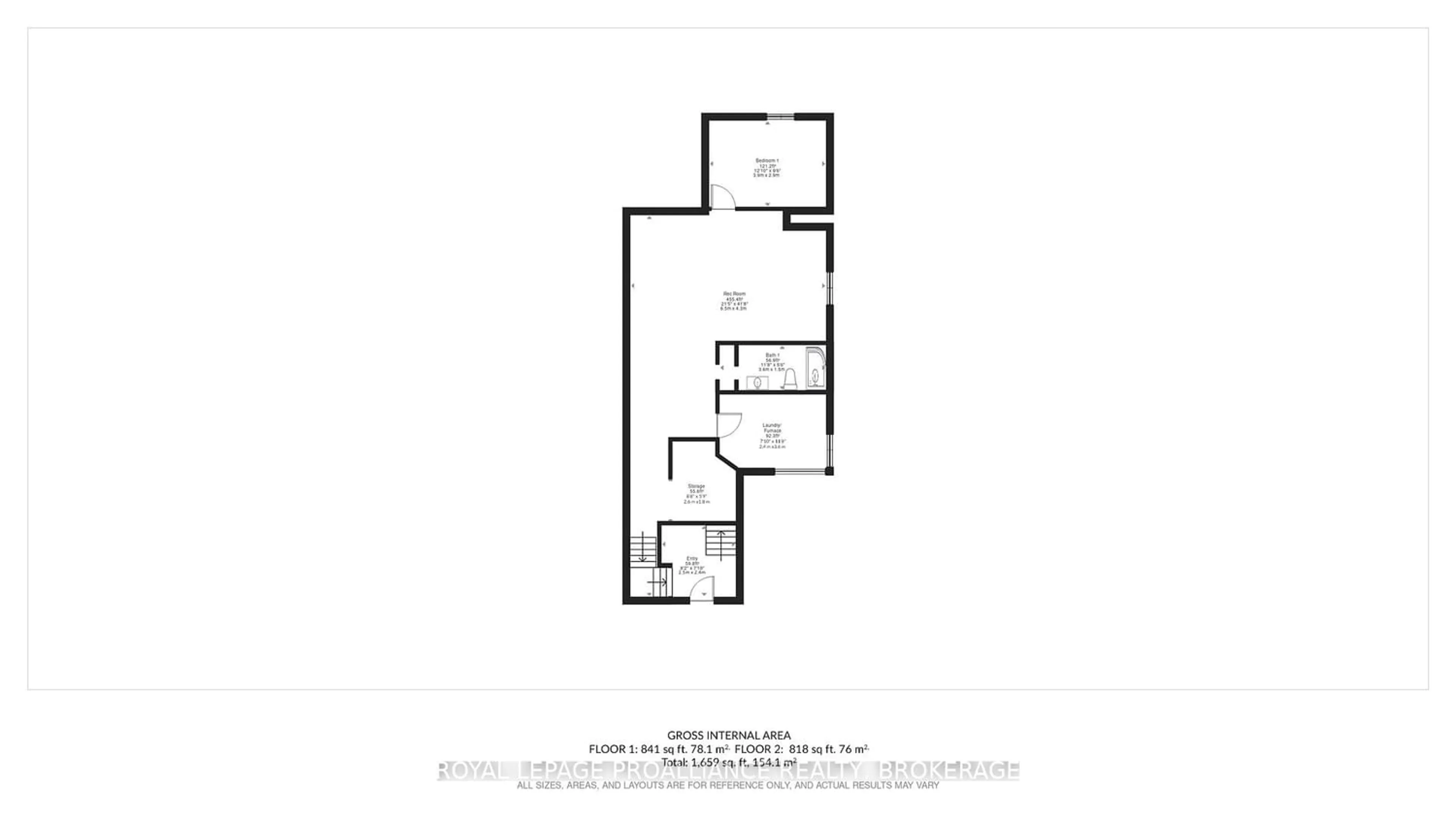 Floor plan for 459 Maureen St, Kingston Ontario K7K 7M1