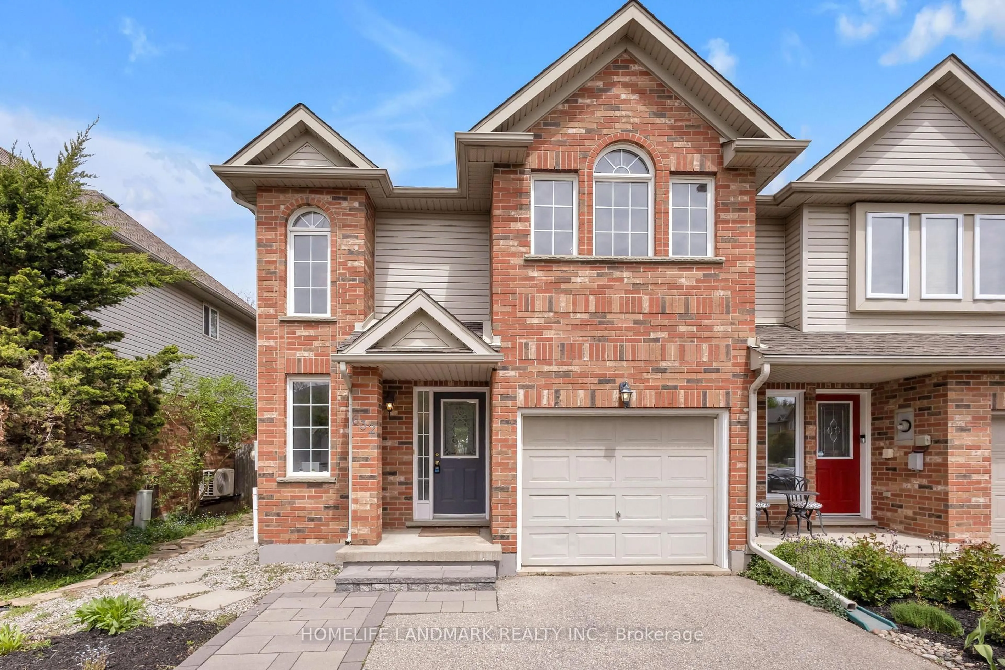Home with brick exterior material, street for 632 INGLIS FALLS Pl, Waterloo Ontario N2V 2L4