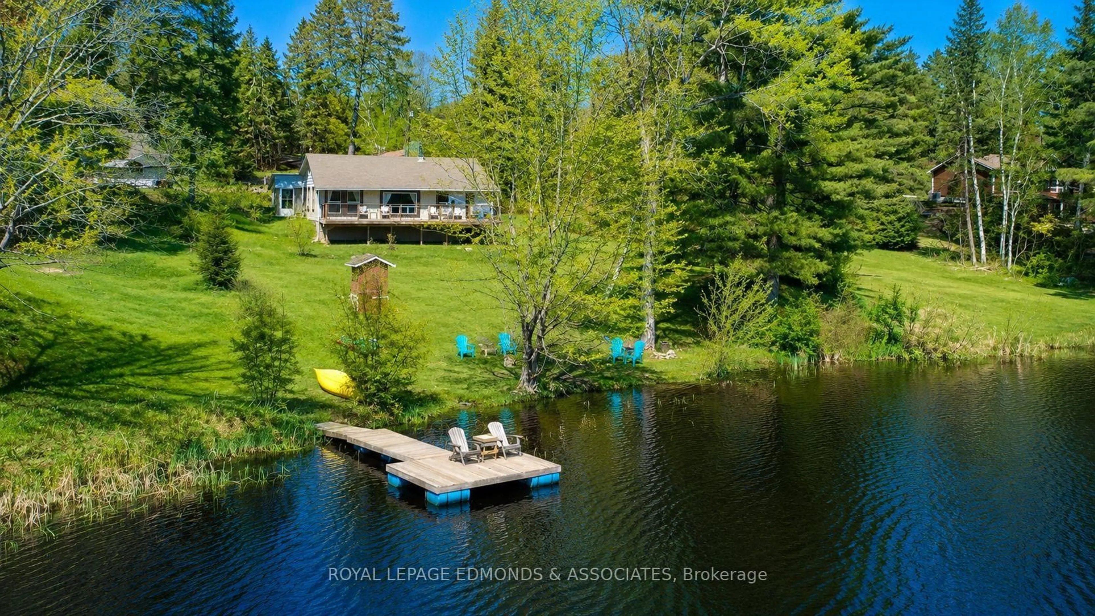 A pic from outside/outdoor area/front of a property/back of a property/a pic from drone, water/lake/river/ocean view for 165 Bob Seguin Dr, Chalk River Ontario K0J 1J0