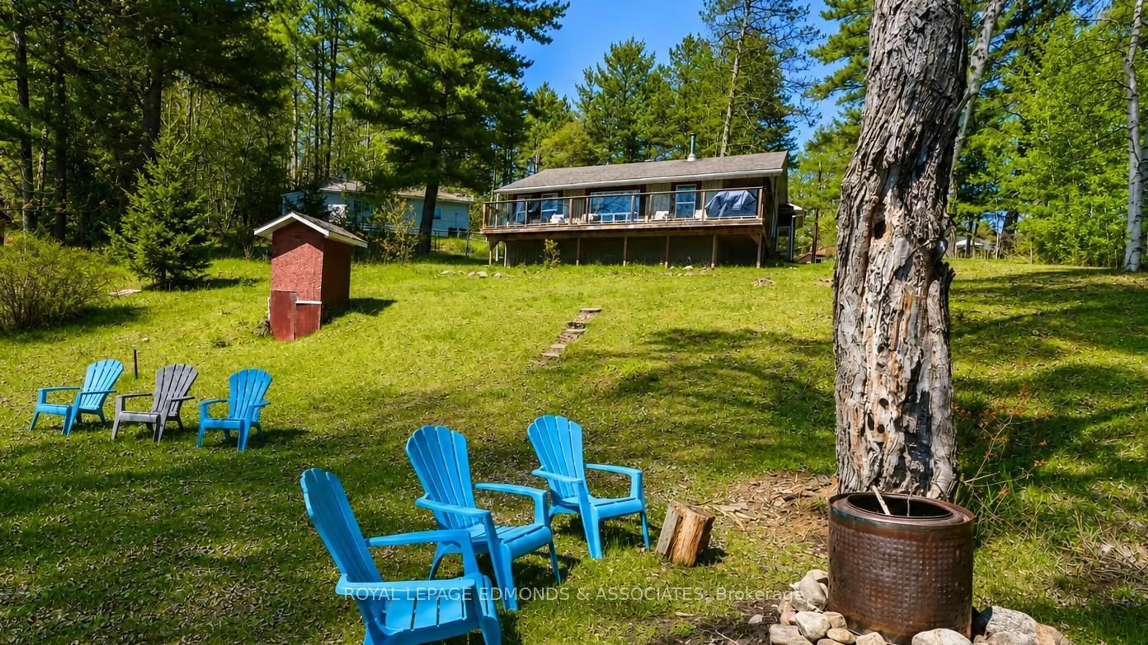 Patio, water/lake/river/ocean view for 165 Bob Seguin Dr, Chalk River Ontario K0J 1J0