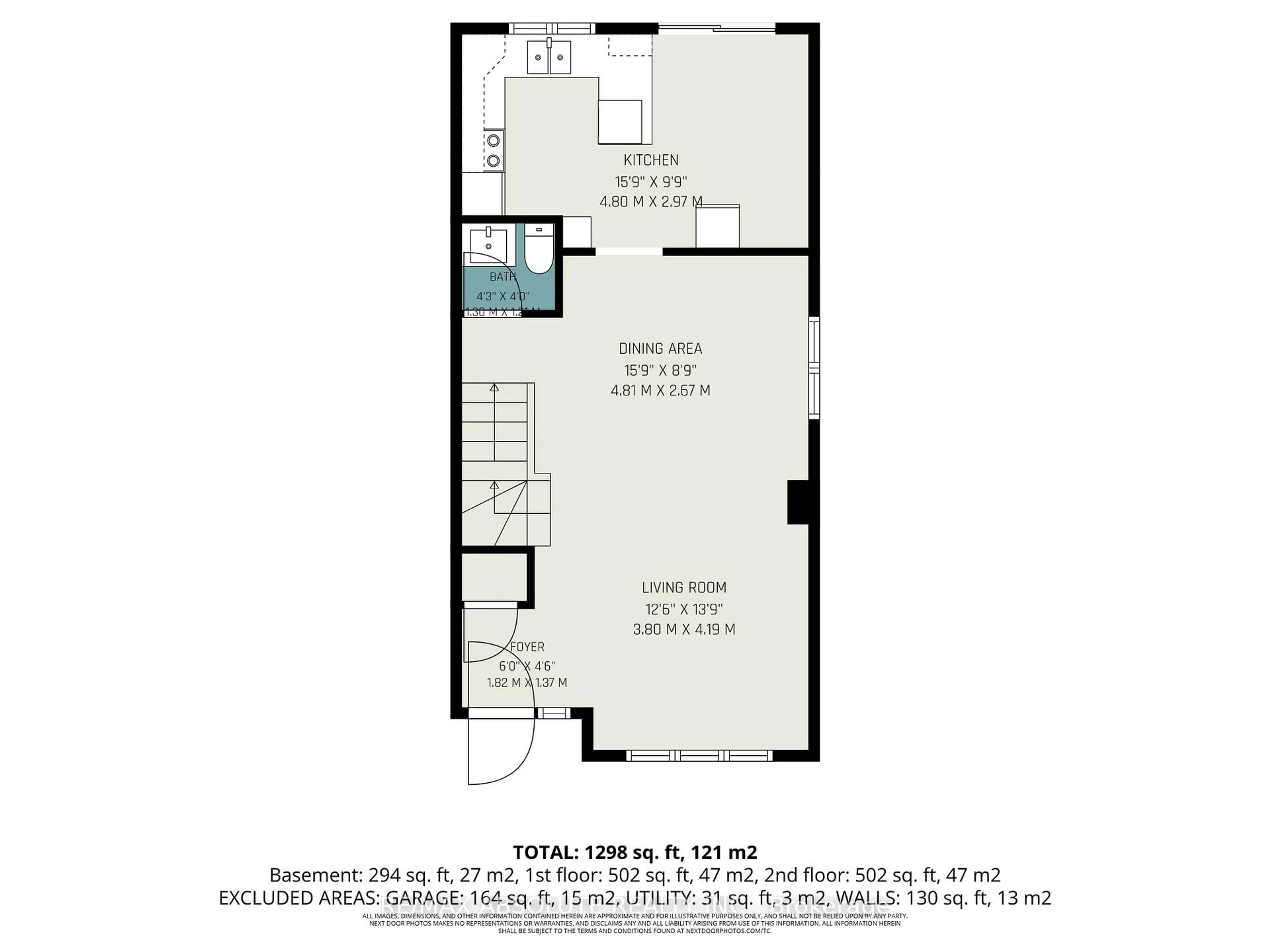Floor plan for 700 Tweesdmuir Ave, Ottawa Ontario K1Z 5P9