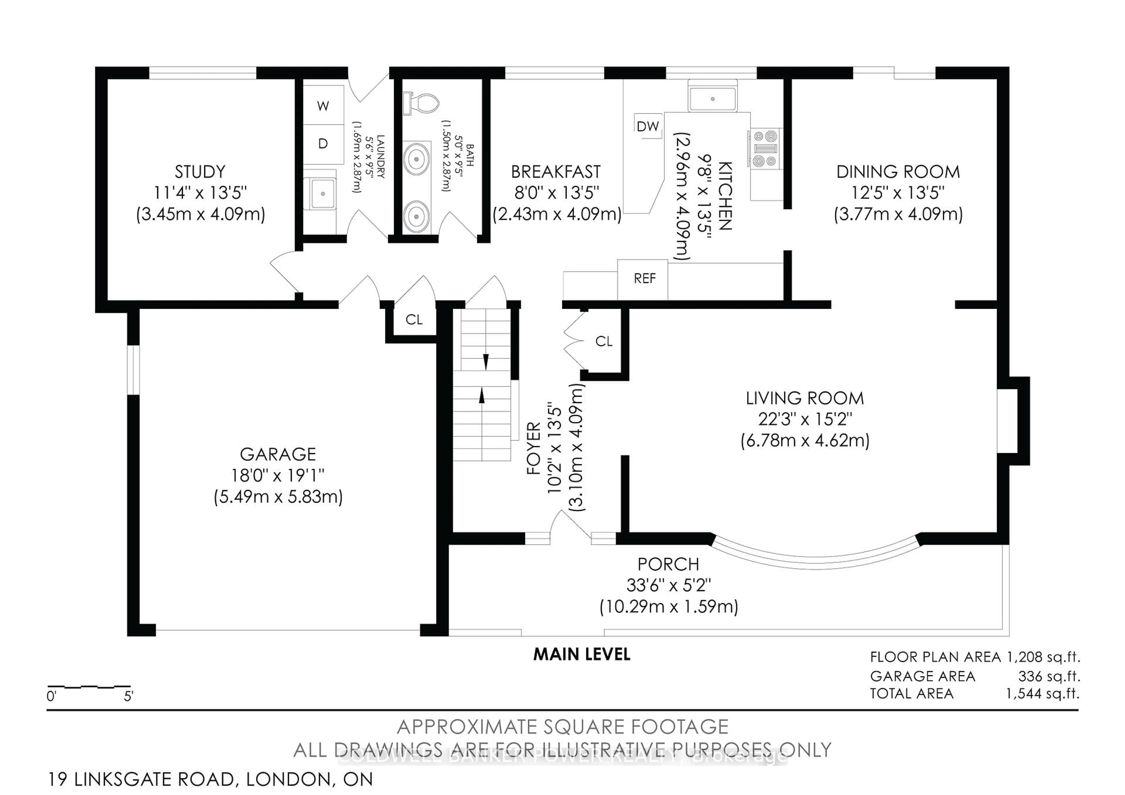 Floor plan for 19 Linksgate Rd, London North Ontario N6G 2A6
