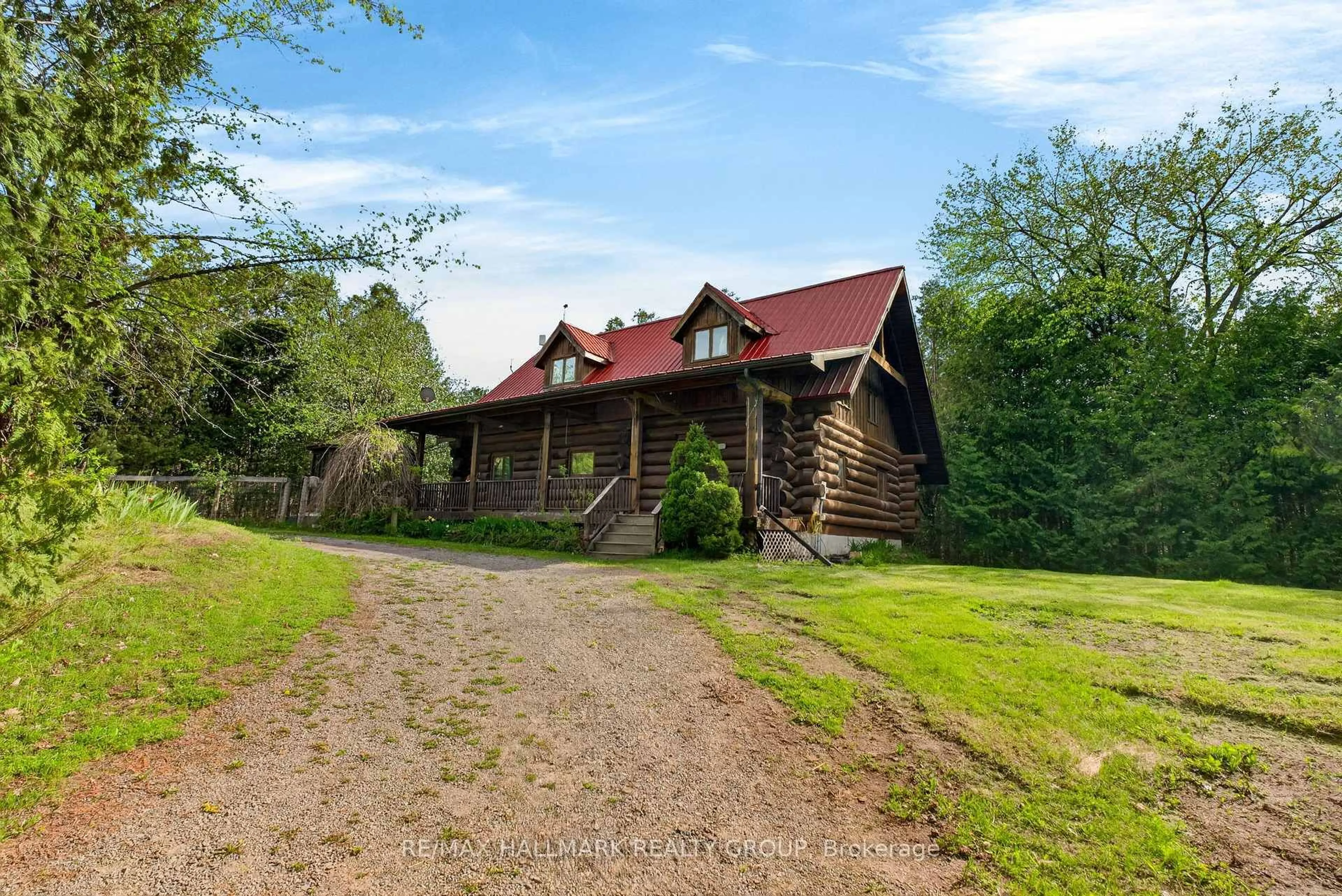 A pic from outside/outdoor area/front of a property/back of a property/a pic from drone, building for 1259 Webster Rd, Douro-Dummer Ontario K0L 2V0