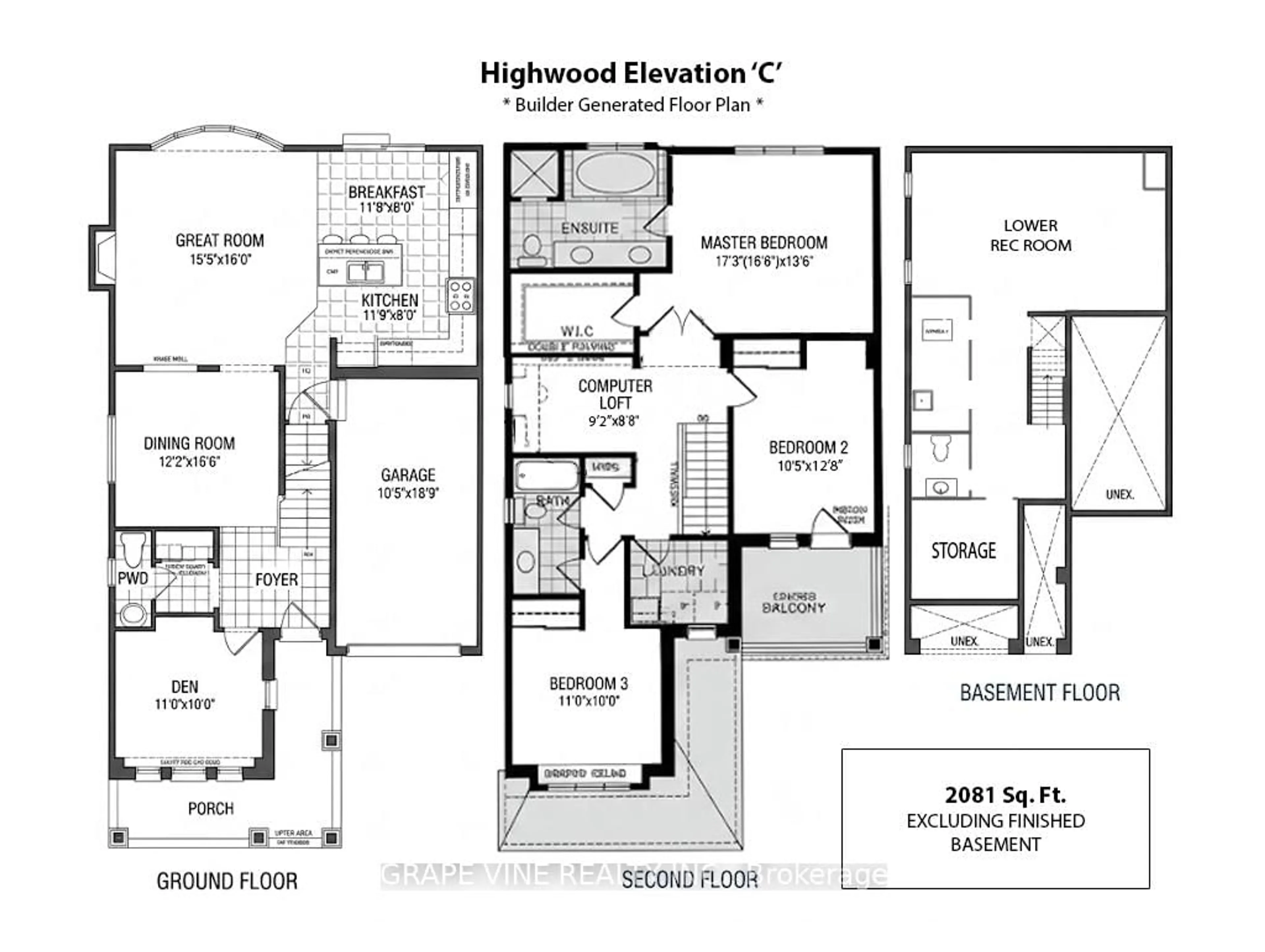 Floor plan for 207 Mistral Way, Arnprior Ontario K2S 0G6