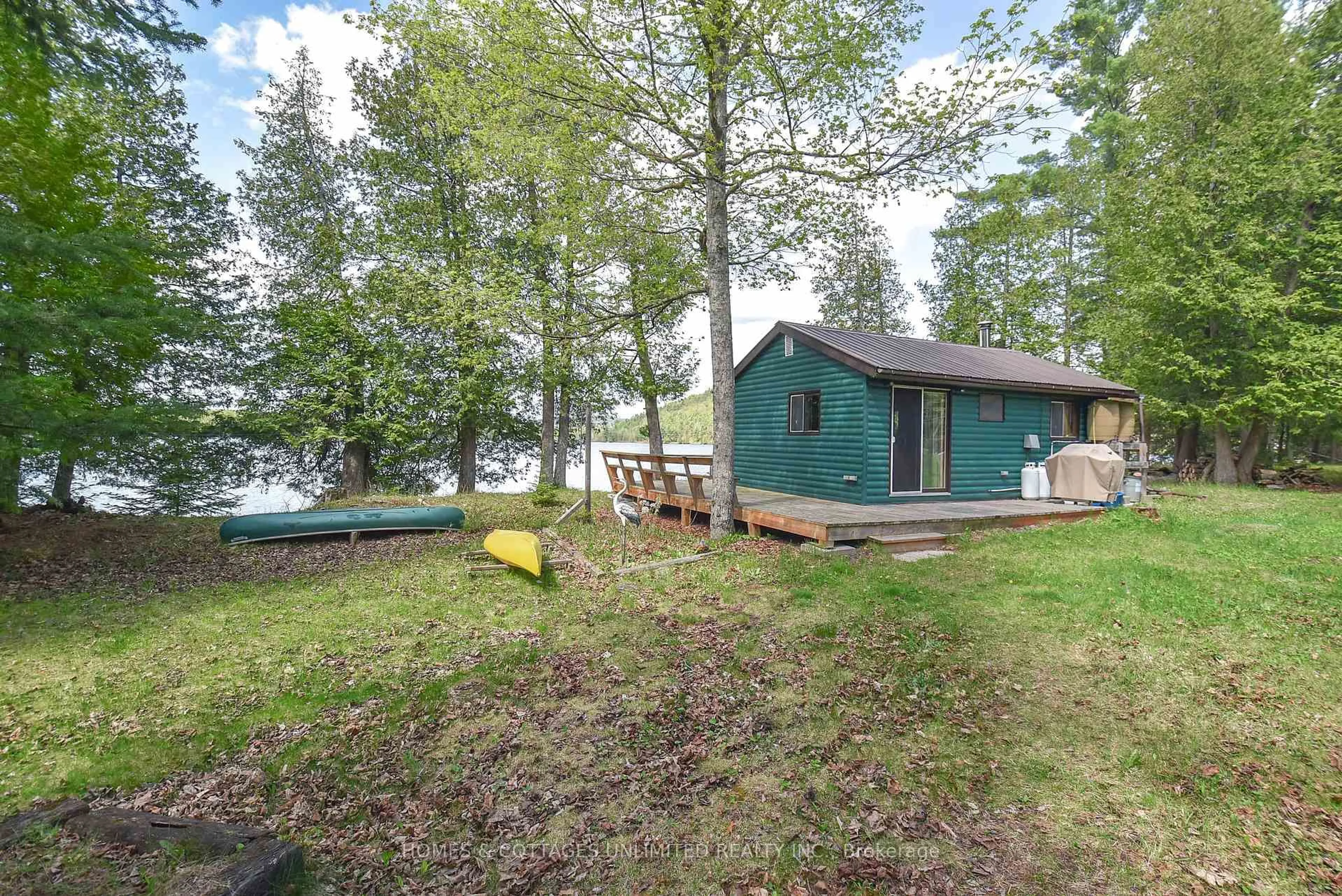 Patio, water/lake/river/ocean view for 2102 Clyde Lake Lane, Lanark Ontario K0G 1K0