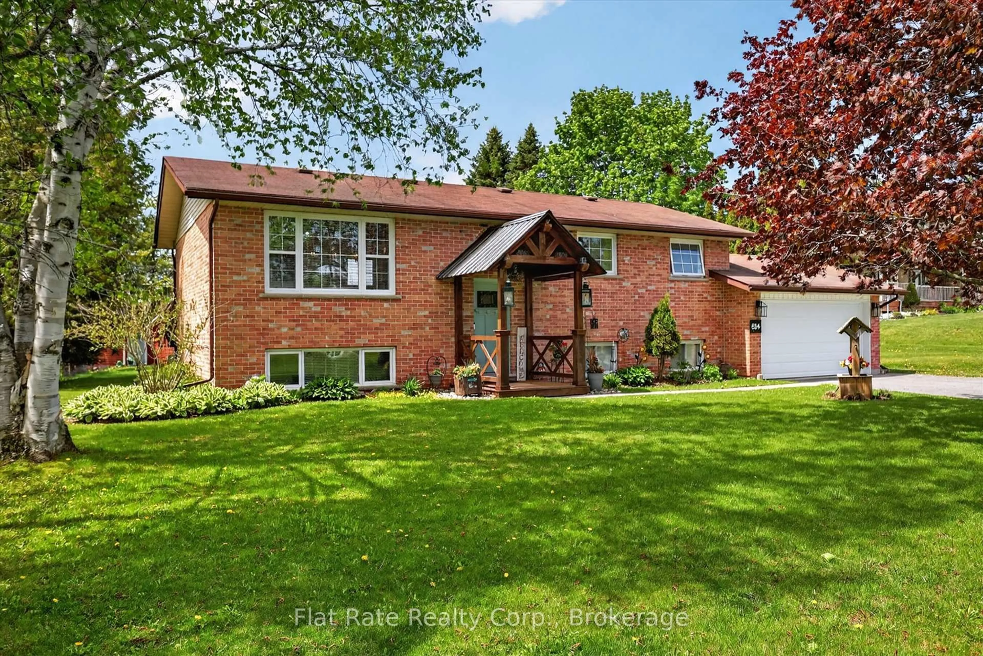 Home with brick exterior material, street for 814 Frank Hill Rd, Kawartha Lakes Ontario K9J 6X3