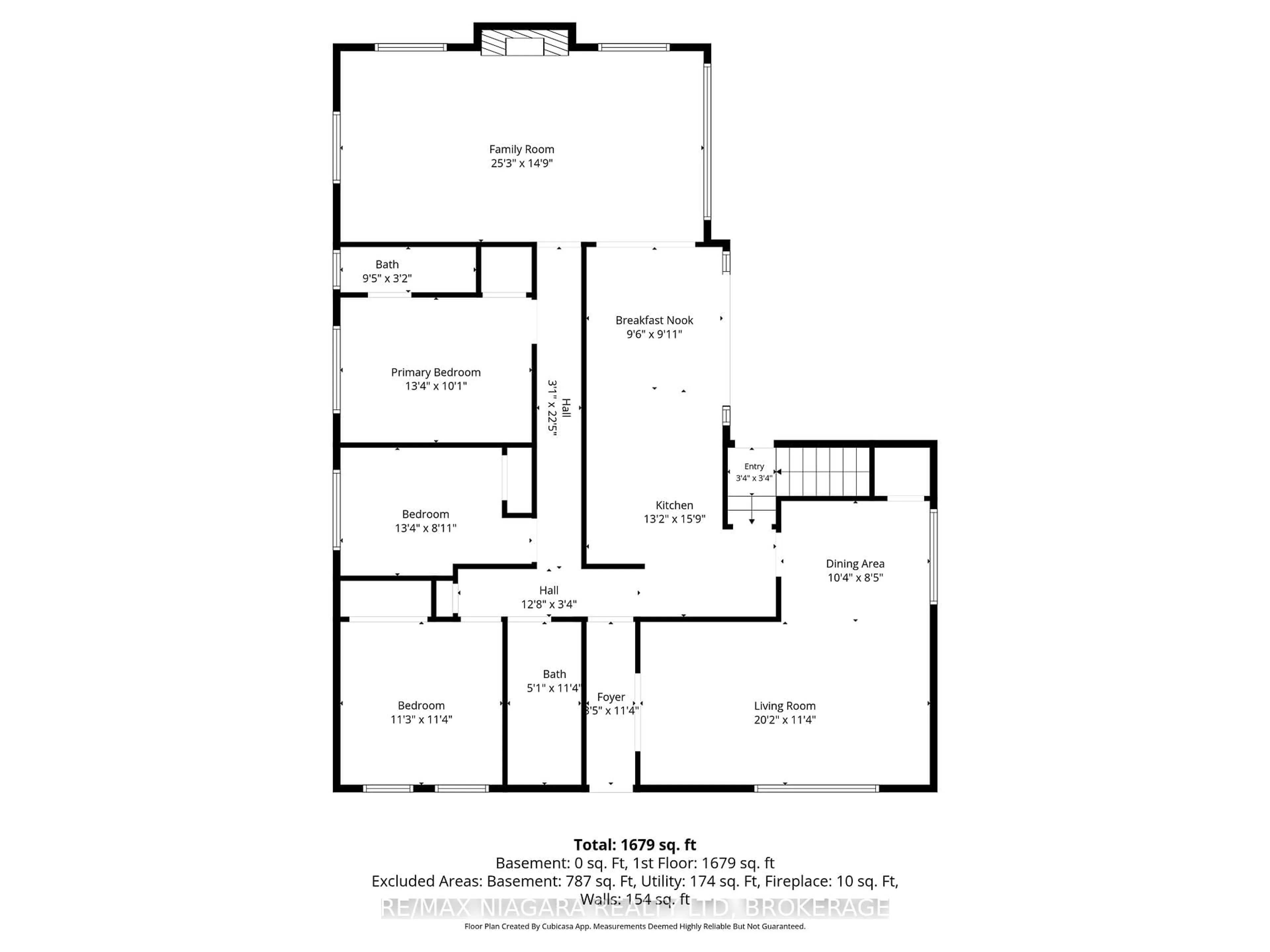 Floor plan for 4 Mackie St, St. Catharines Ontario L2N 5N5