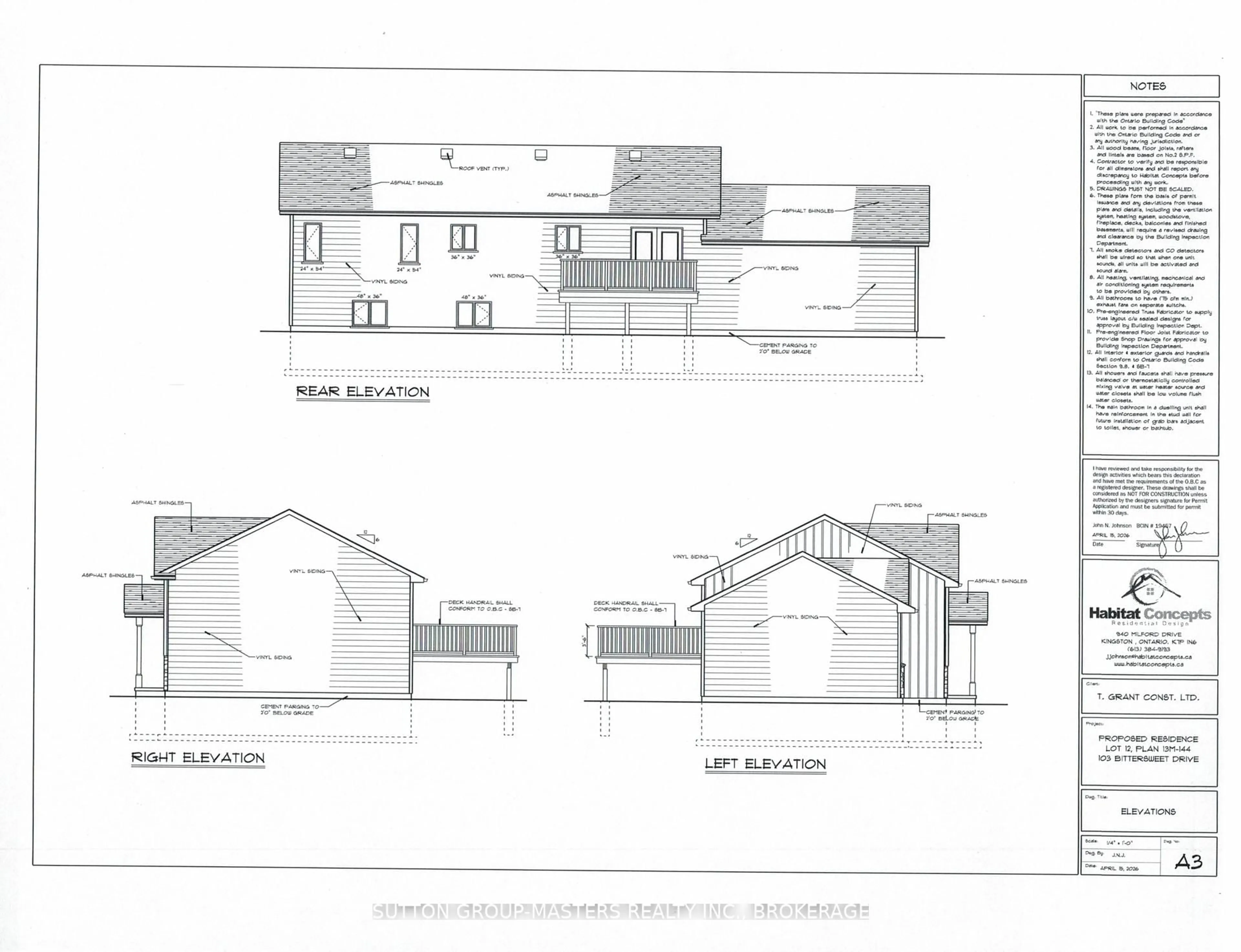 Floor plan for 103 Bittersweet Rd, Hartington Ontario K0H 1W0