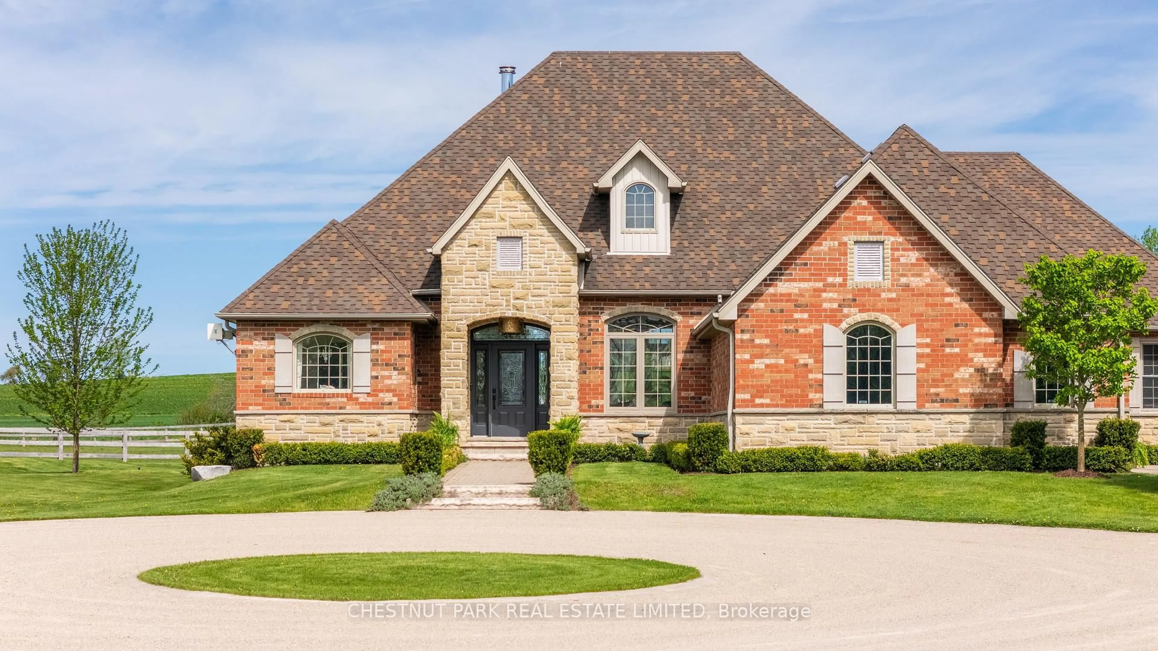 Home with brick exterior material, street for 7256 Wellington Road 18, Centre Wellington Ontario N0B 1S0