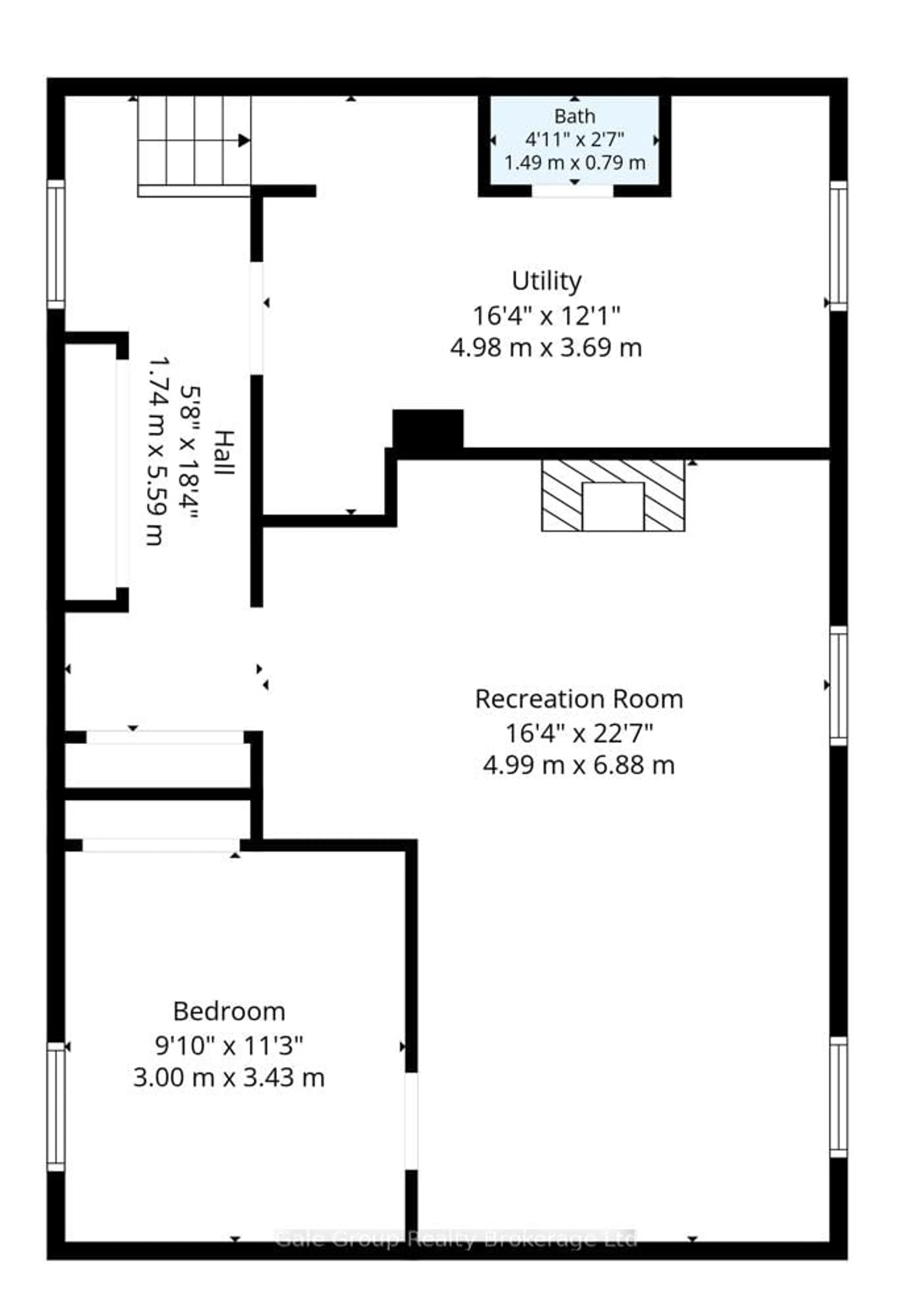 Floor plan for 339 Spencer St, Woodstock Ontario N4S 2H4