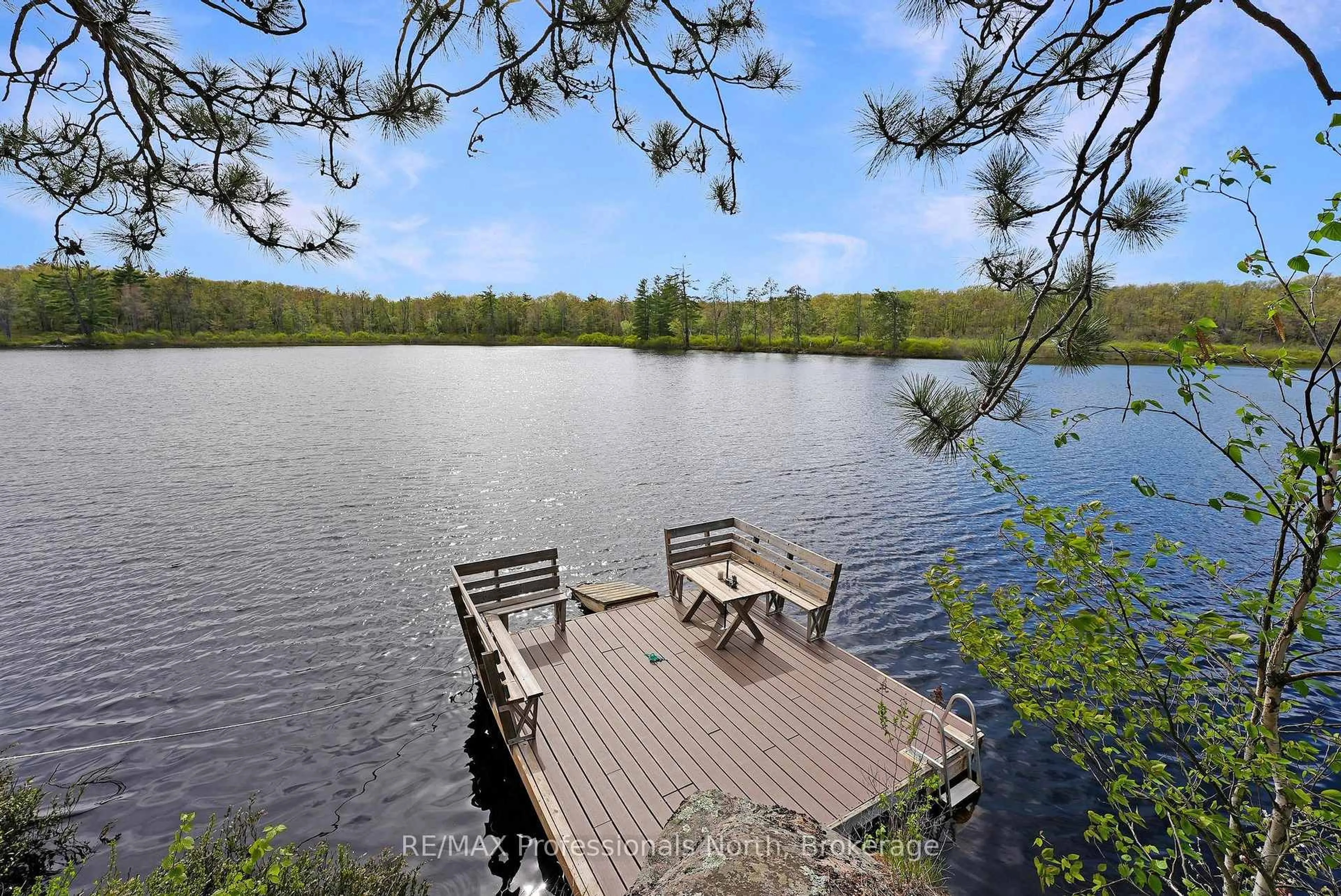 Patio, water/lake/river/ocean view for 1012 Iroquois Lane, Minden Hills Ontario K0M 2K0