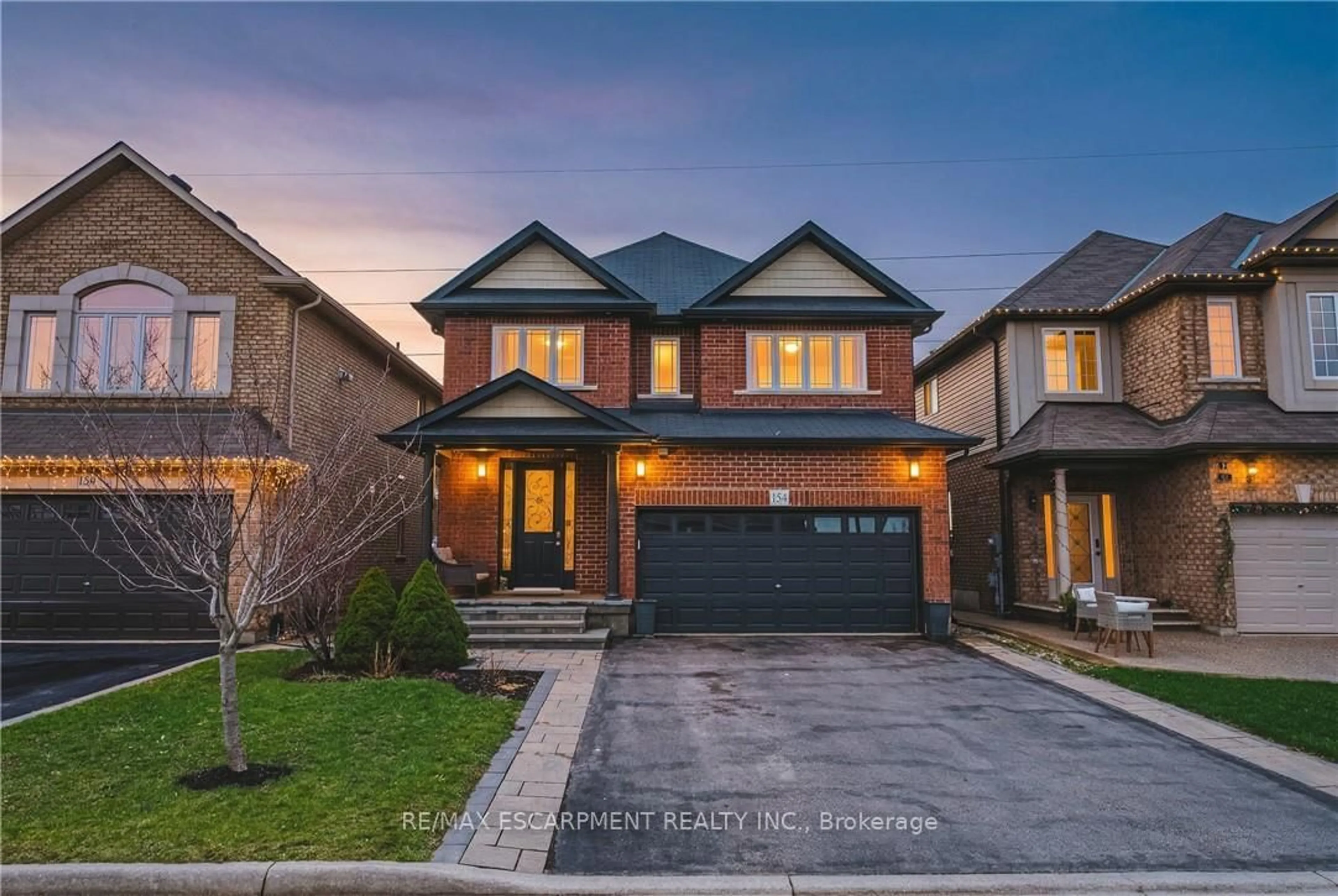 Home with brick exterior material, street for 154 Keystone Cres, Hamilton Ontario L0R 1P0