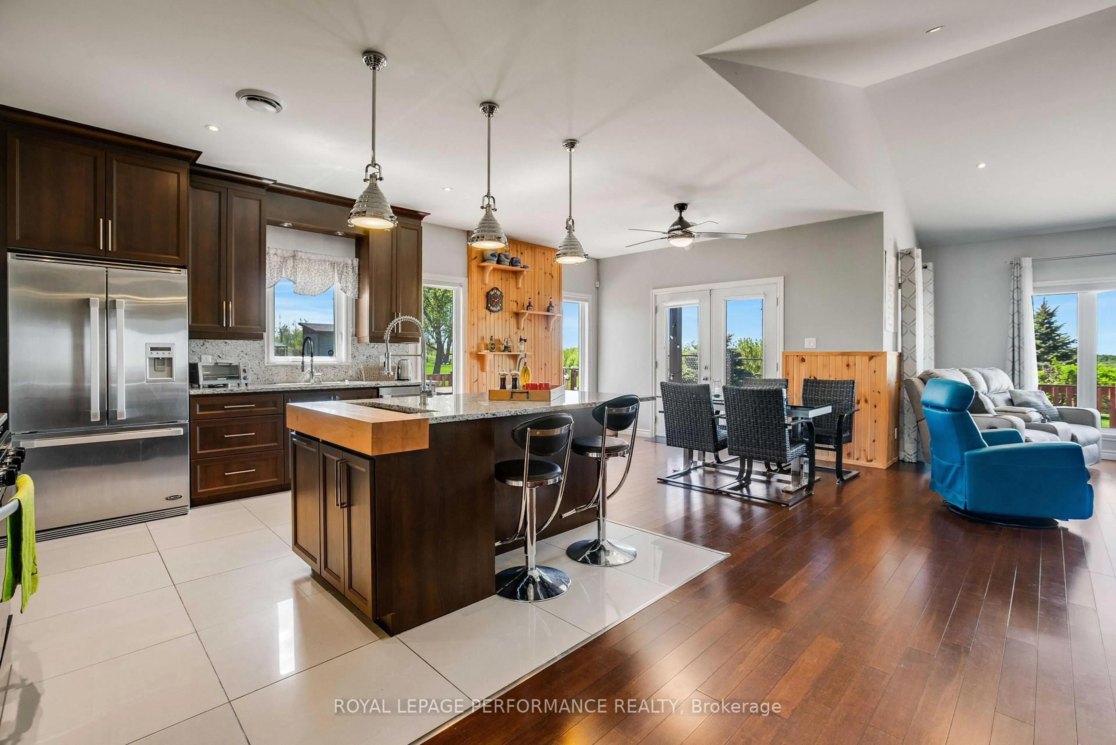 Open concept kitchen, ceramic/tile floor for 88 Pendleton St, Champlain Ontario K0B 1R0