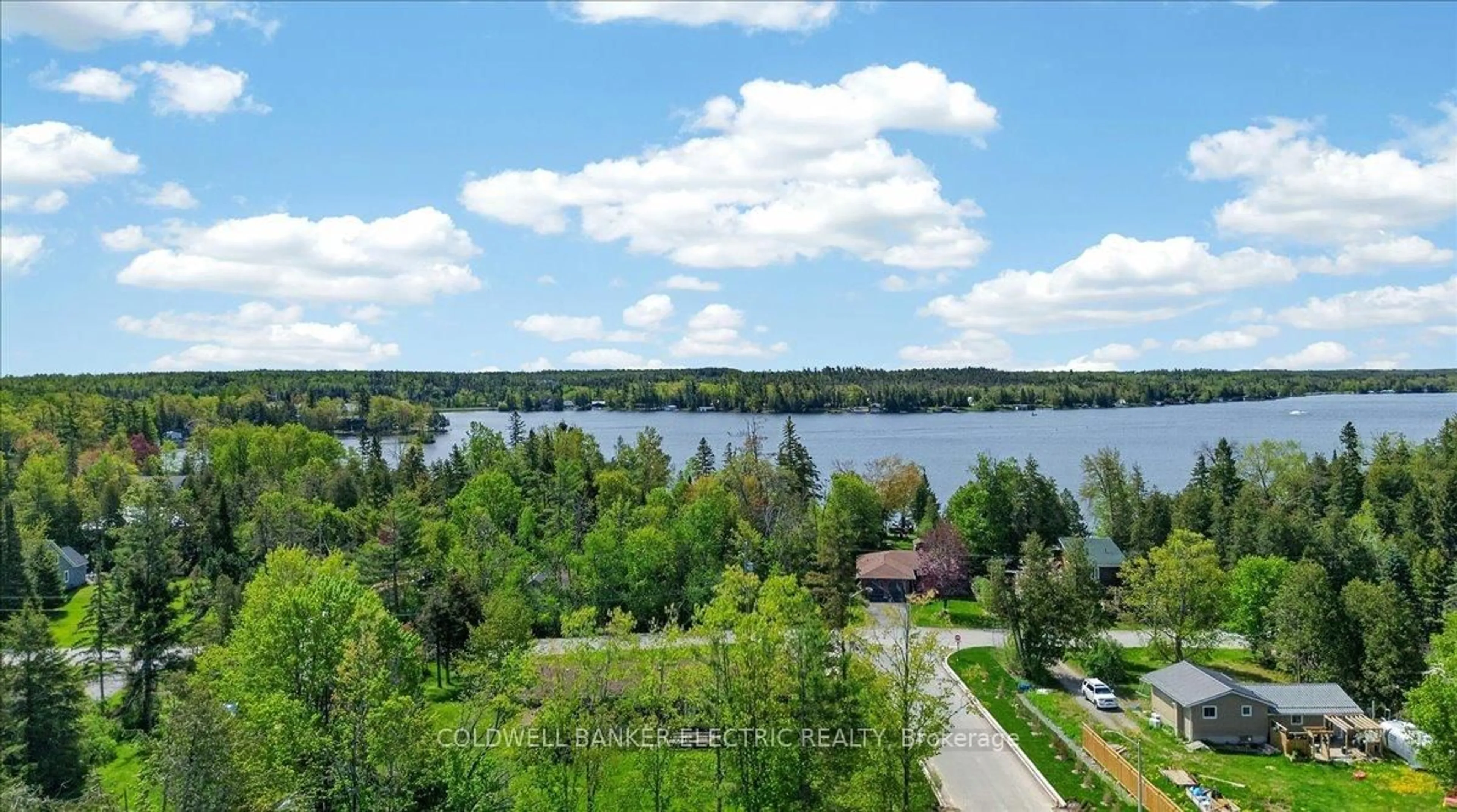 A pic from outside/outdoor area/front of a property/back of a property/a pic from drone, water/lake/river/ocean view for 3 Hillcroft Way, Kawartha Lakes Ontario K0M 1A0