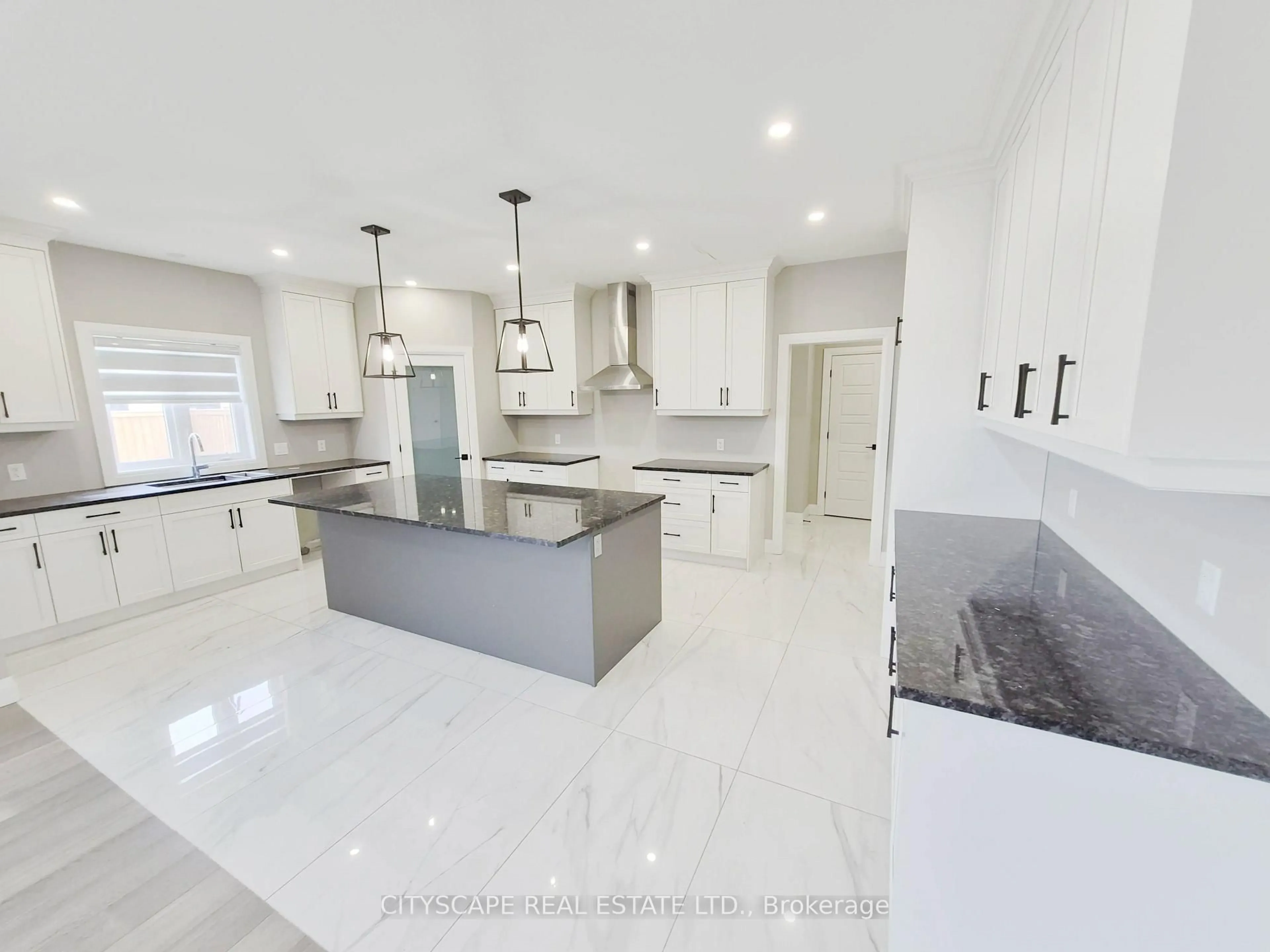 Open concept kitchen, ceramic/tile floor for 60 Hazelwood Pass, Thames Centre Ontario N0L 1G2
