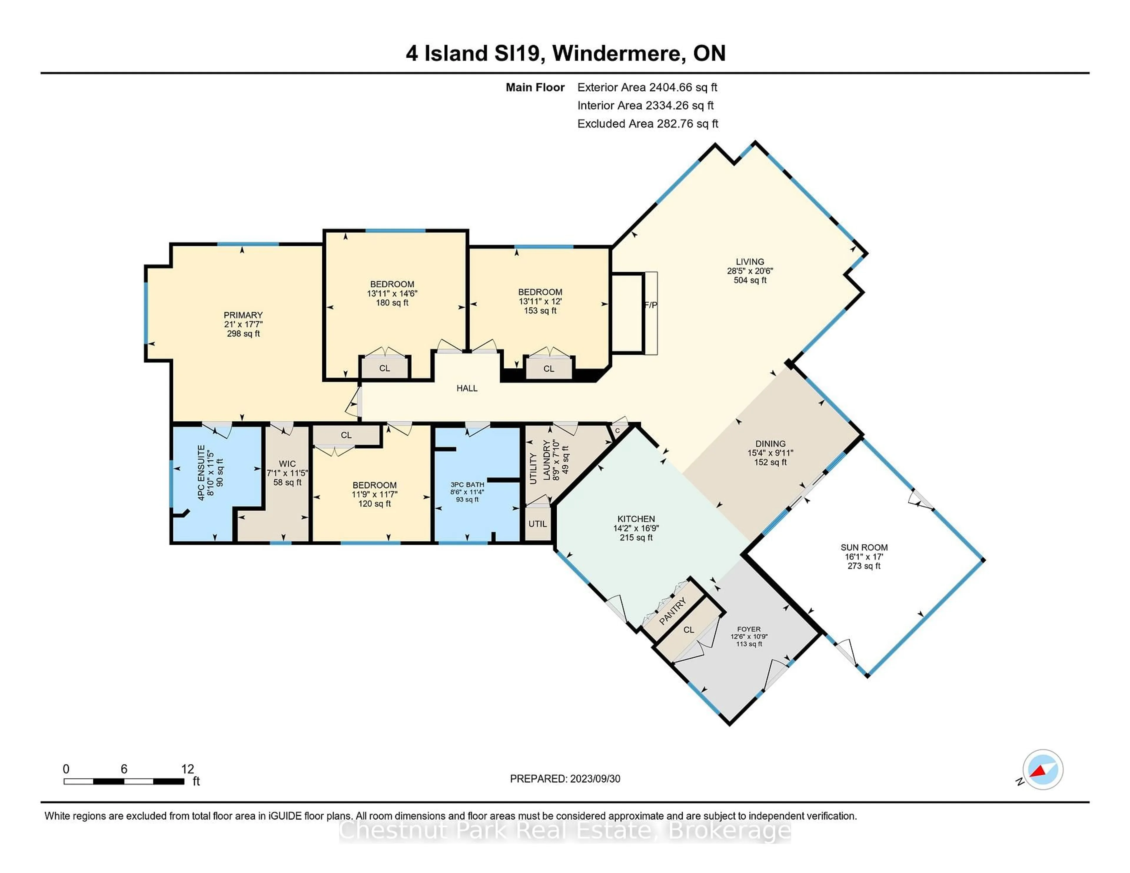 Floor plan for 4 SL 19 Roberts Island, Muskoka Lakes Ontario P0B 1M0