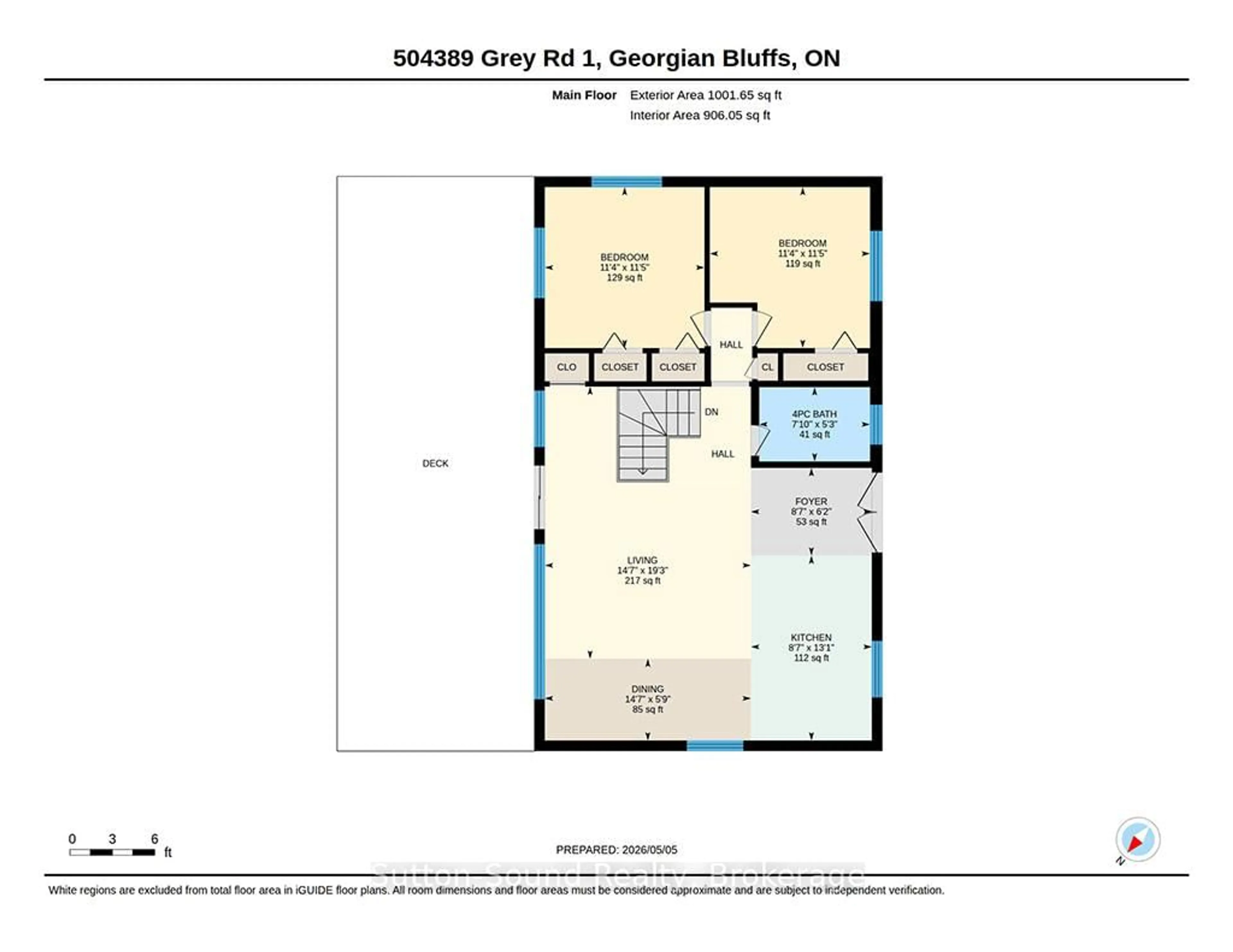 Floor plan for 504389 GREY ROAD 1, Georgian Bluffs Ontario N0H 2T0