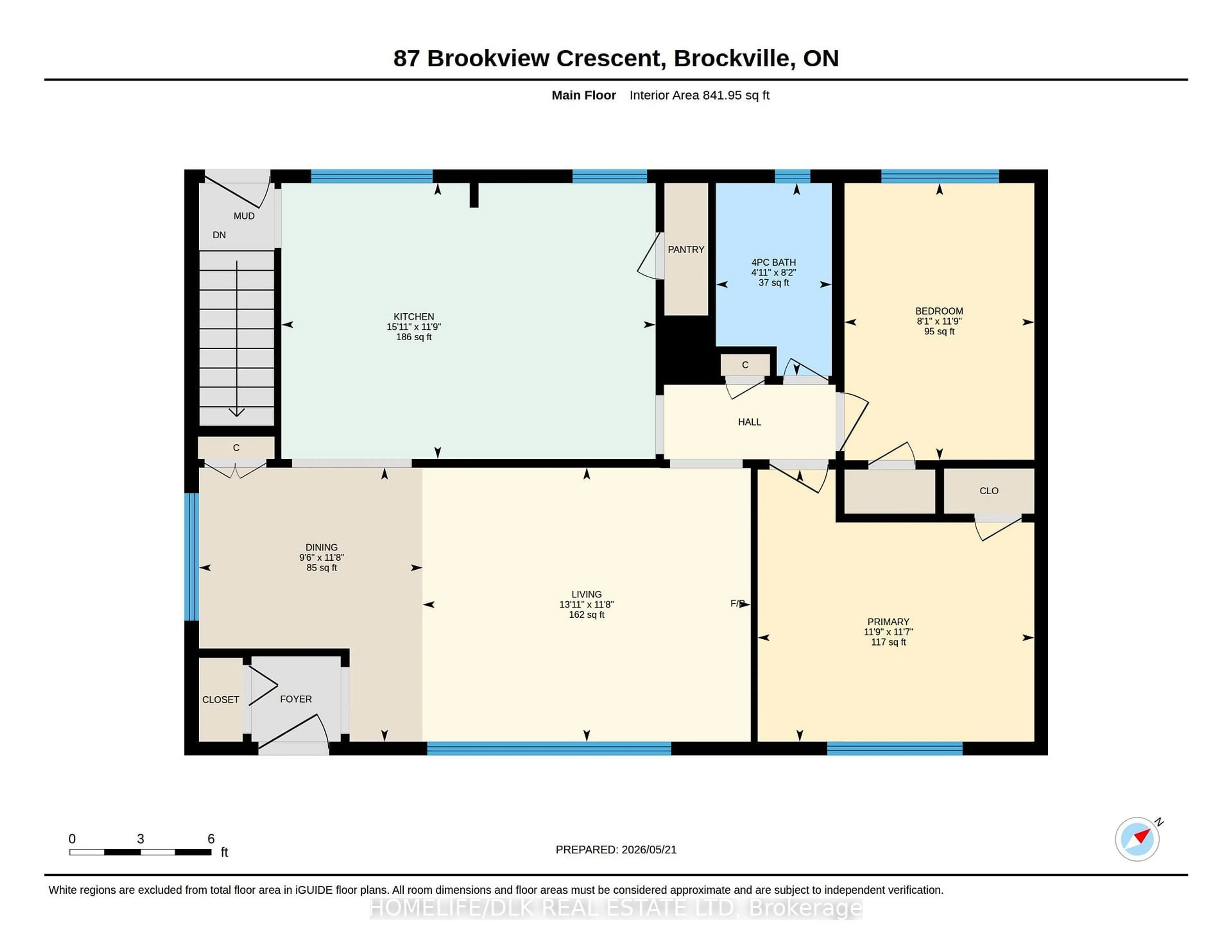 Floor plan for 86 Brookview Cres, Brockville Ontario K6V 4P2