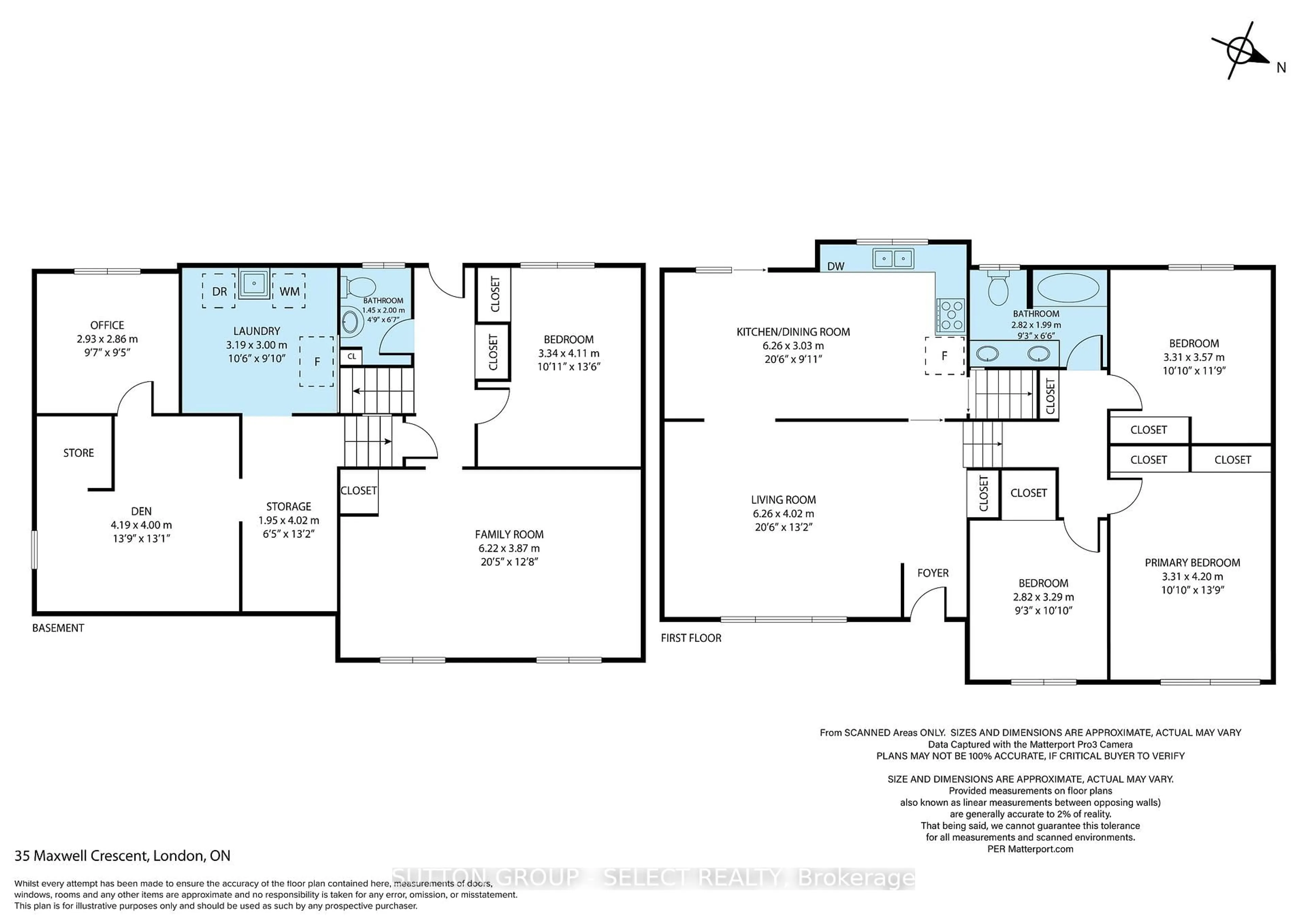 Floor plan for 35 Maxwell Cres, London North Ontario N5X 1Y9