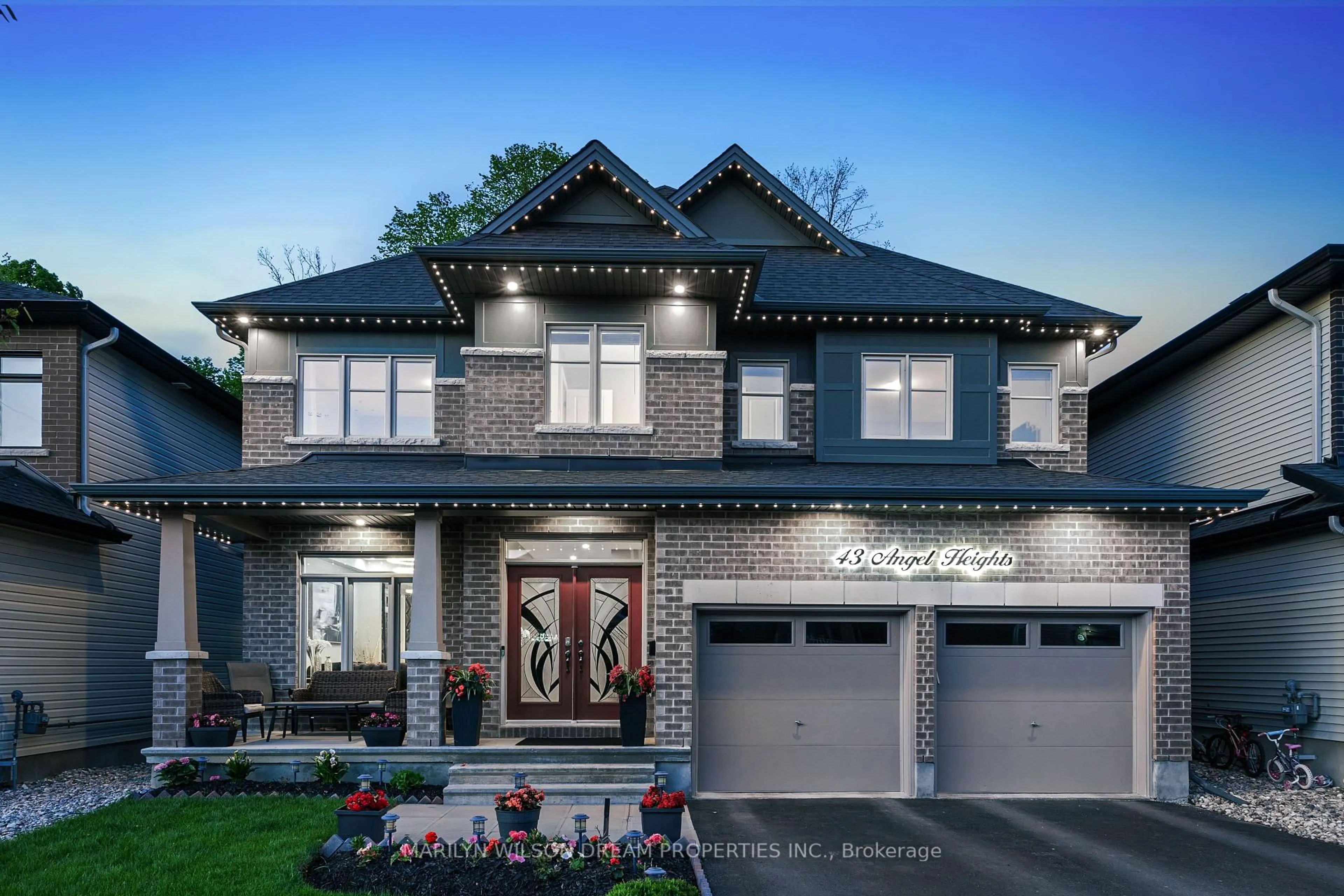 Home with brick exterior material, street for 43 Angel Hts, Stittsville Ontario K2S 2N2