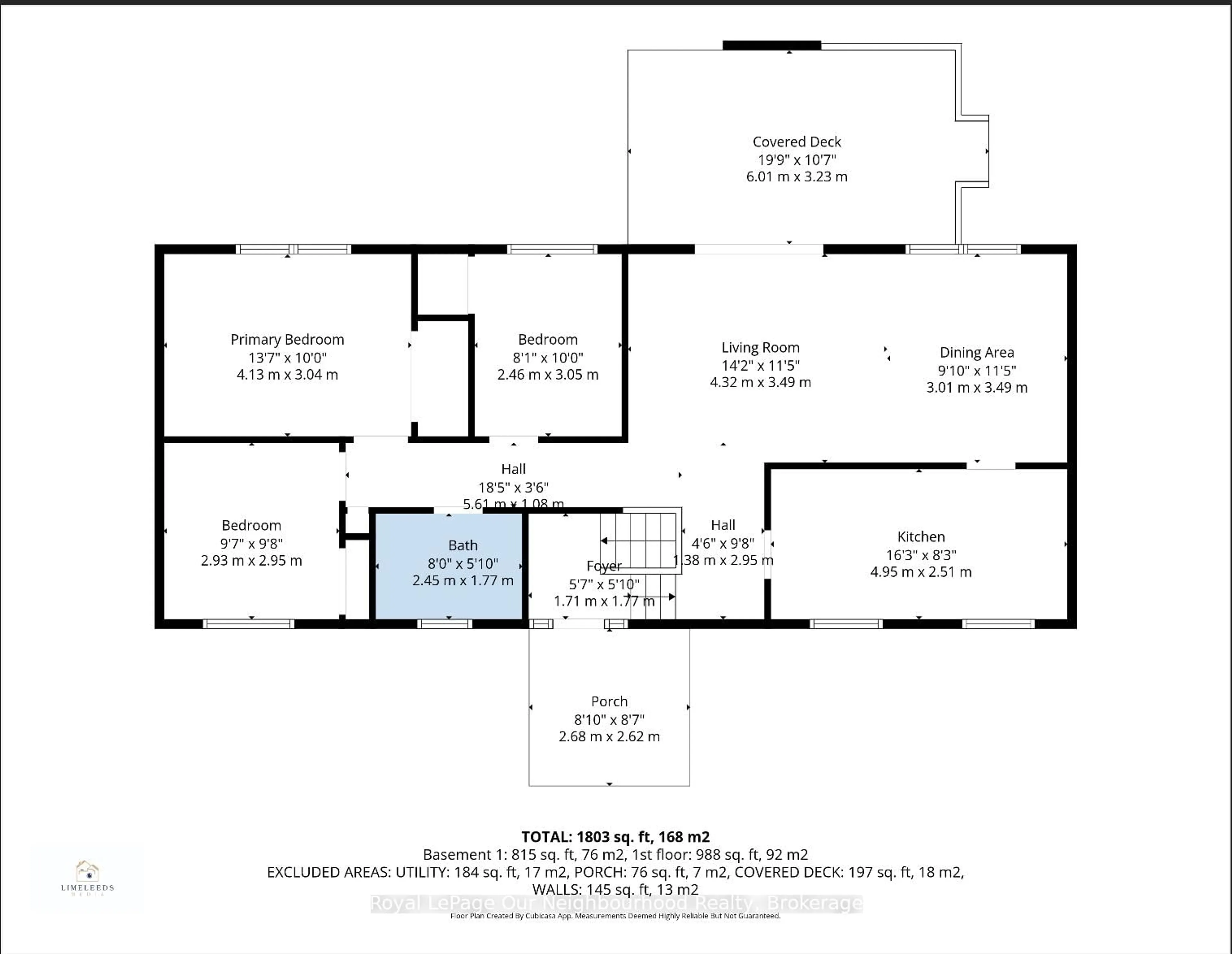 Floor plan for 909 Whitefield Dr, Peterborough Ontario K9J 7W1