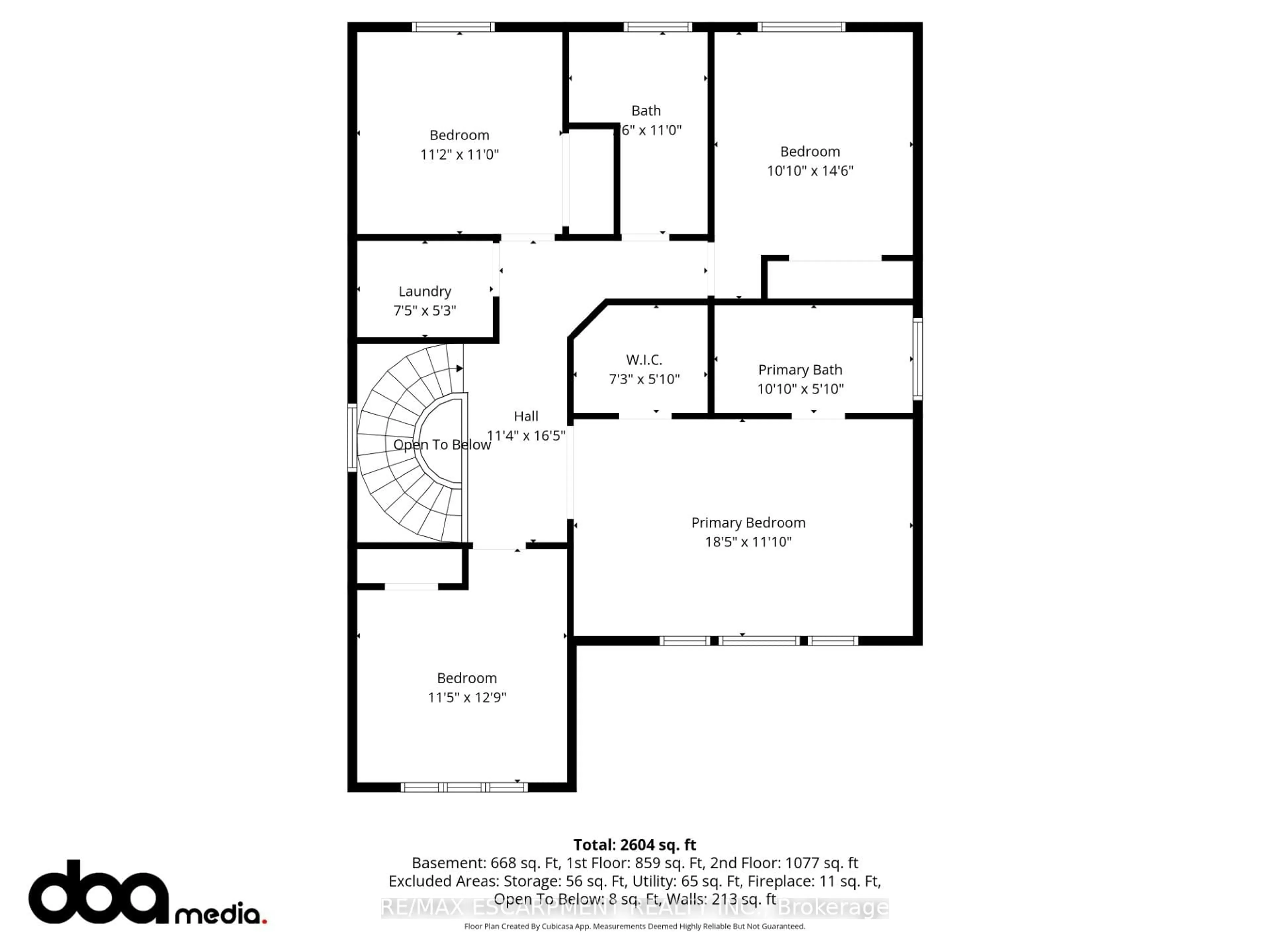 Floor plan for 57 Tanglewood Dr, Hamilton Ontario L0R 1C0