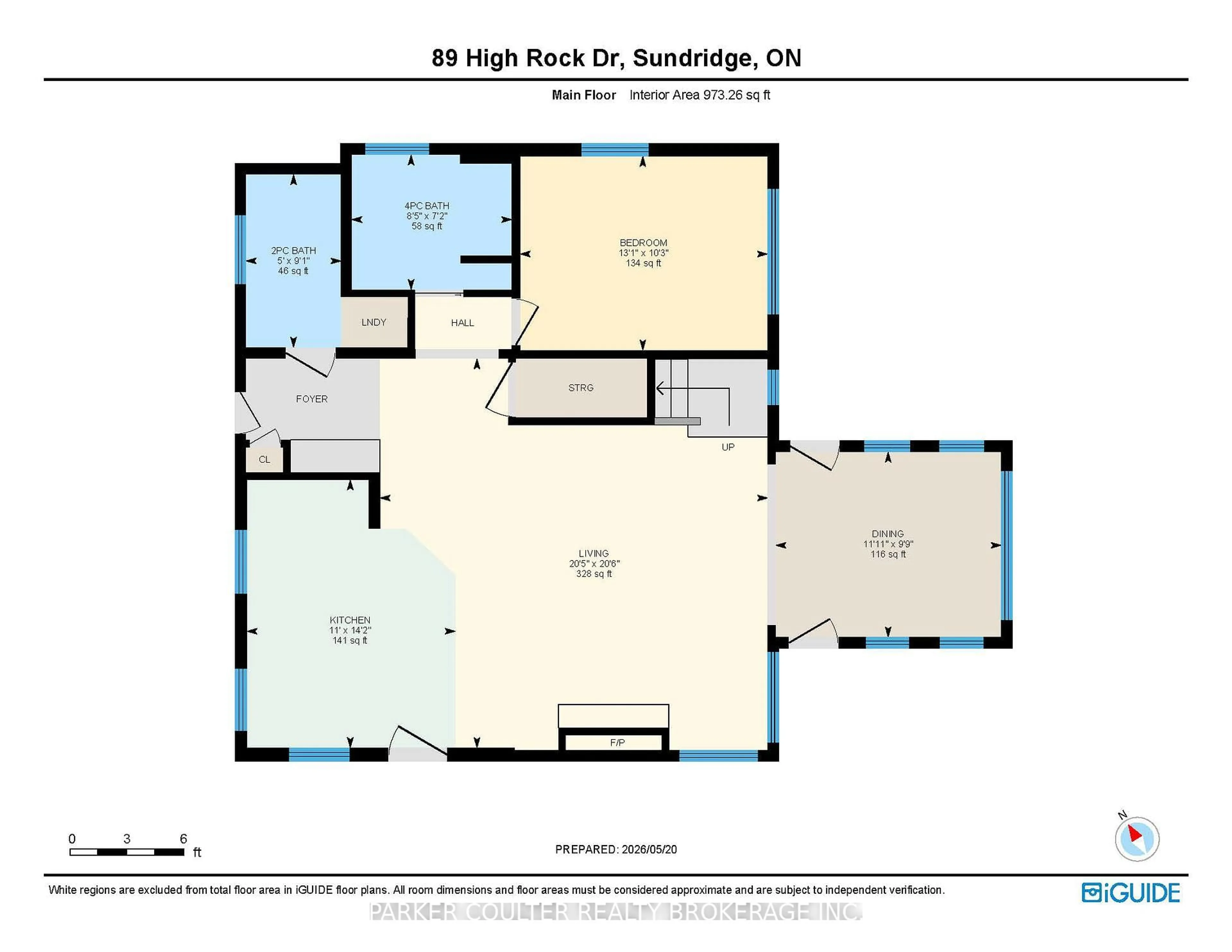 Floor plan for 89 High Rock Dr, Sundridge Ontario P0A 1Z0