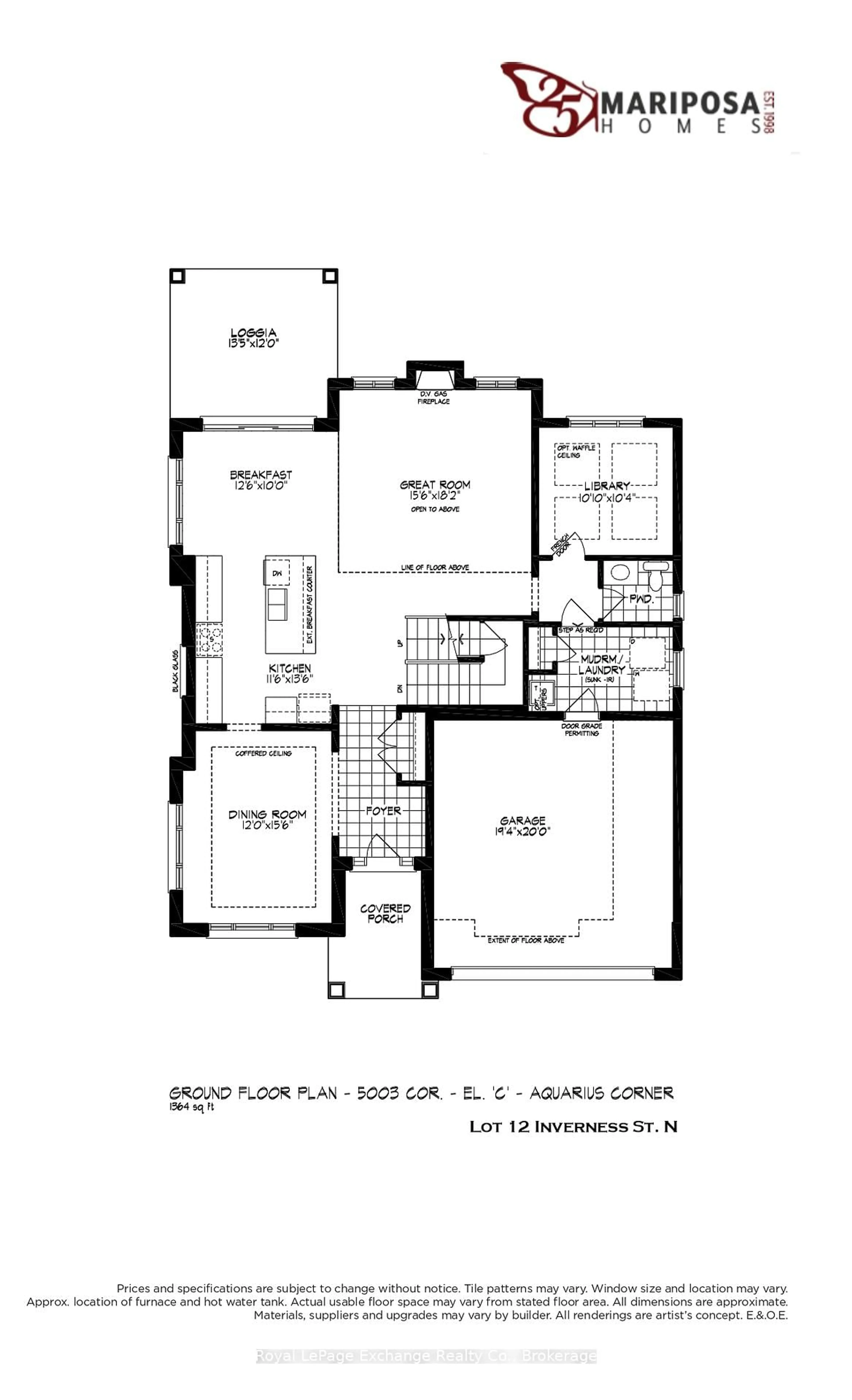 Floor plan for 62 Inverness St, Kincardine Ontario N2Z 2Z4