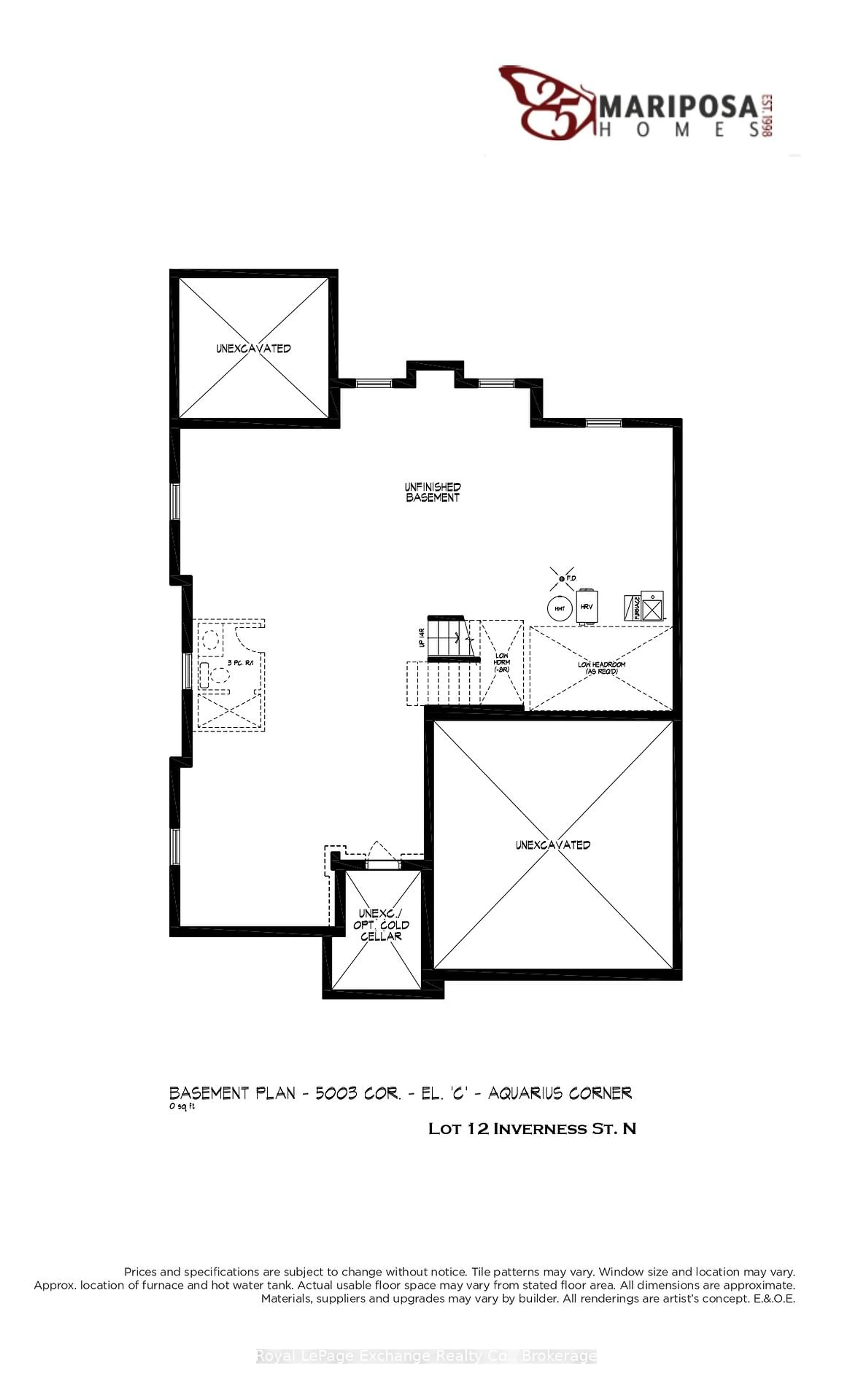 Floor plan for 62 Inverness St, Kincardine Ontario N2Z 2Z4